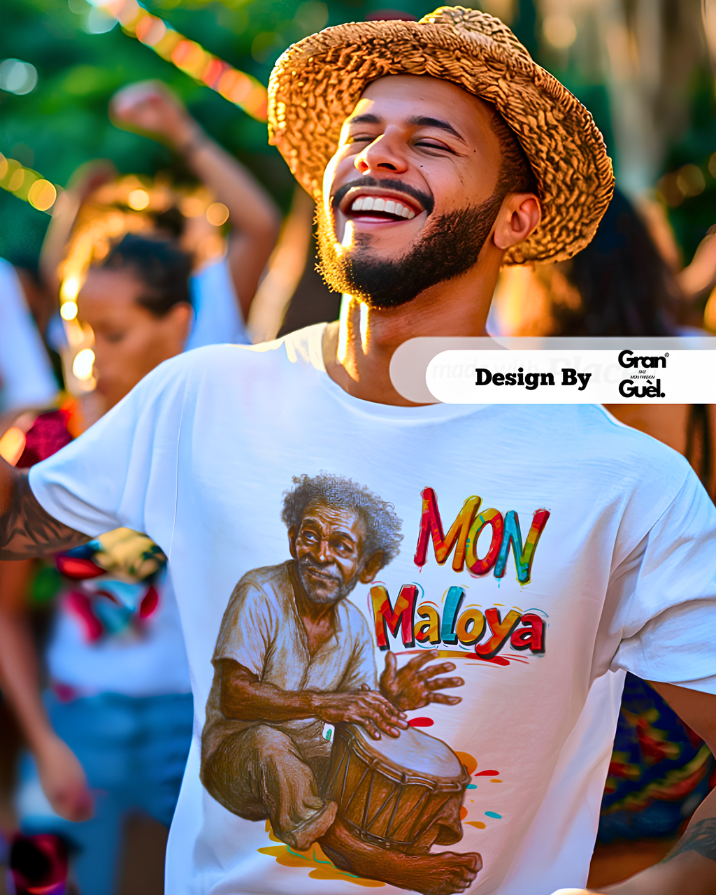 GRAN GUÈL - 100% MALOYA - T-Shirt unisexe - Imprimé "MON MALOYA"