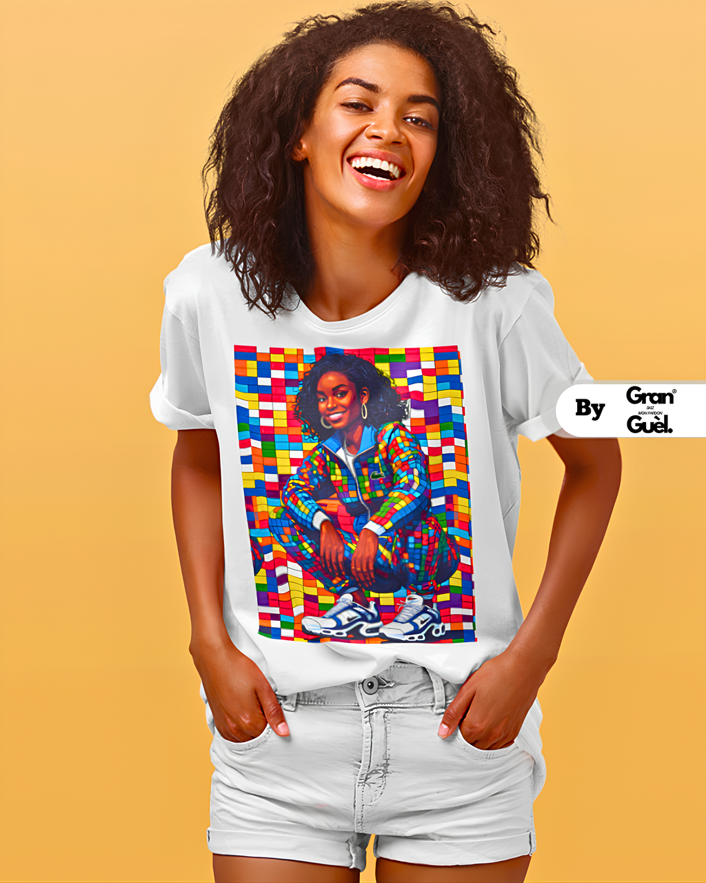 GG - 100%  La Réunion - T-Shirt unisexe - Imprimé "KAFRINE (ST)"