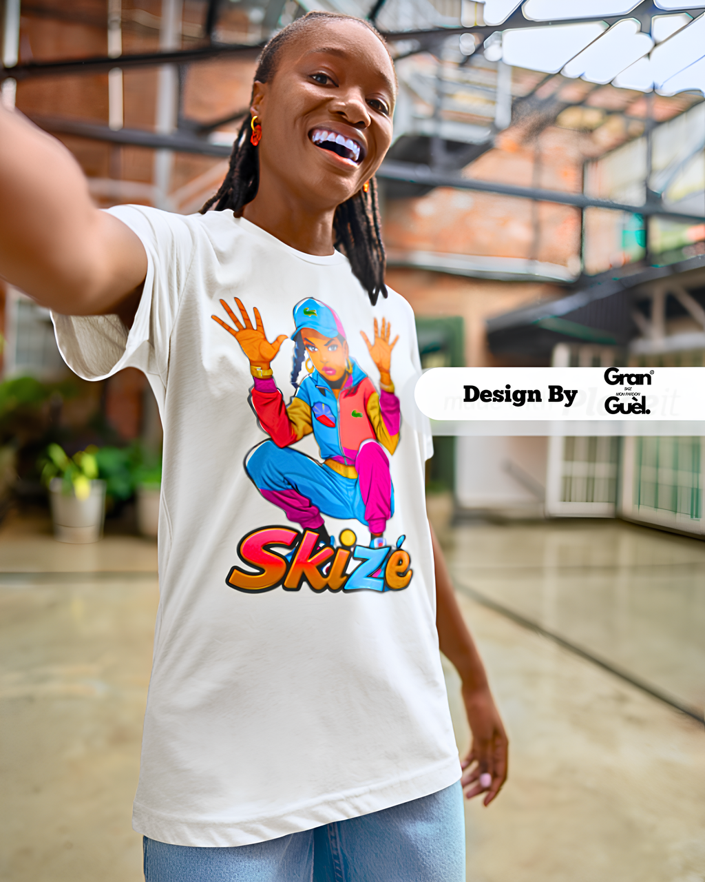 GRAN GUÈL - ZÉNÈSS - T-Shirt unisexe - Imprimé "SKIZÉ"