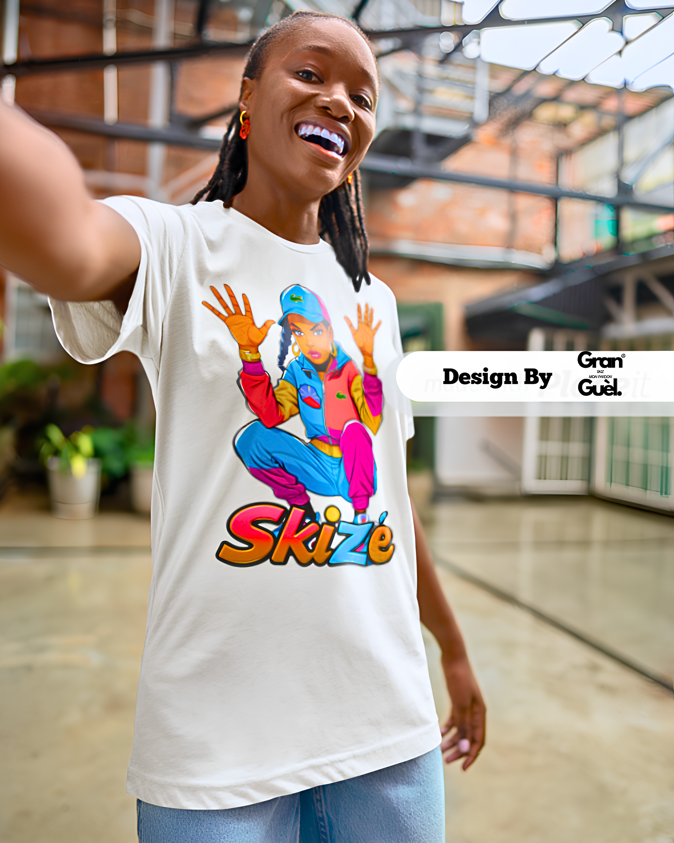 GRAN GUÈL - ZÉNÈSS - T-Shirt unisexe - Imprimé "SKIZÉ"