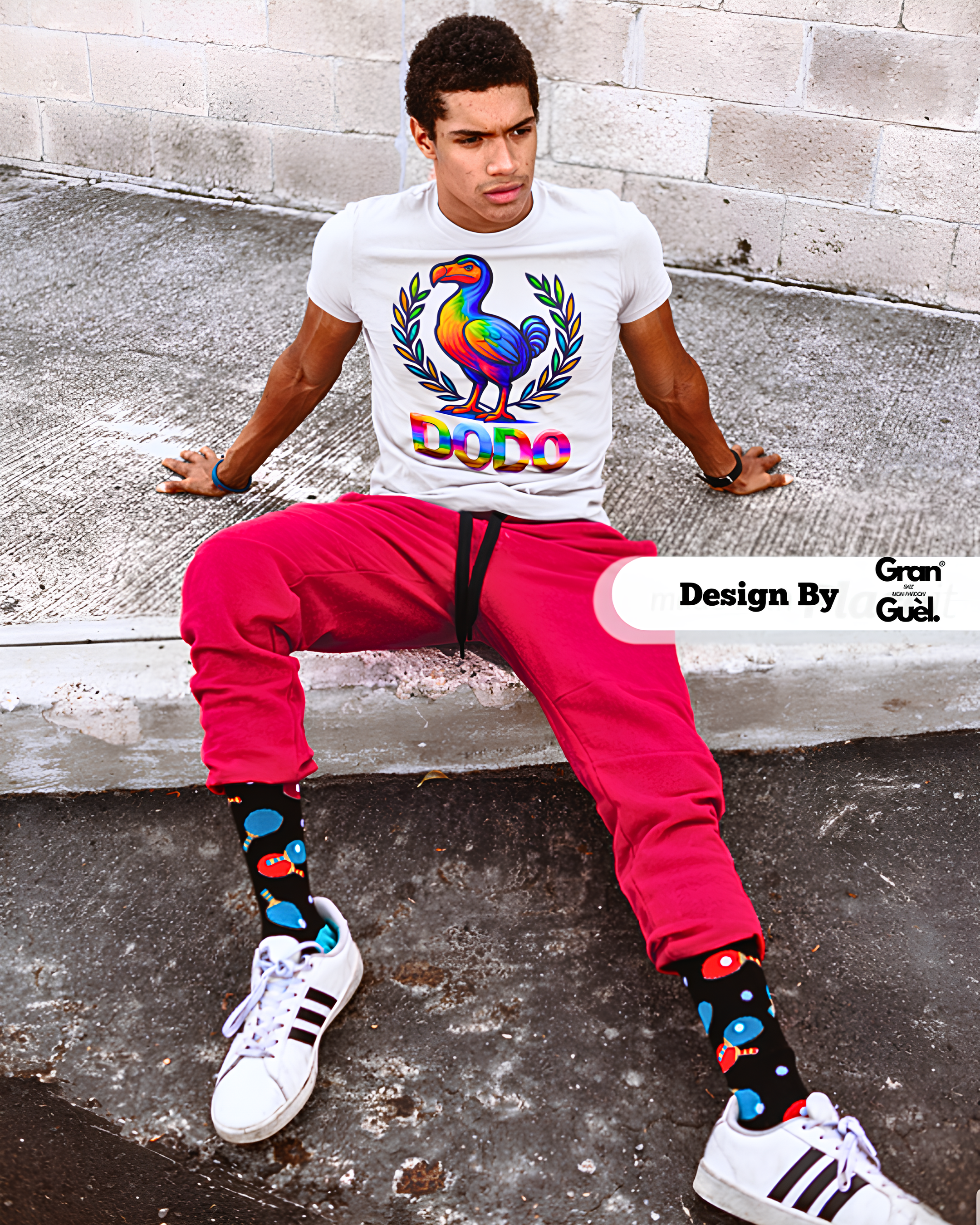 GRAN GUÈL - 100%  La Réunion - T-Shirt unisexe - Imprimé "DODO (2)"