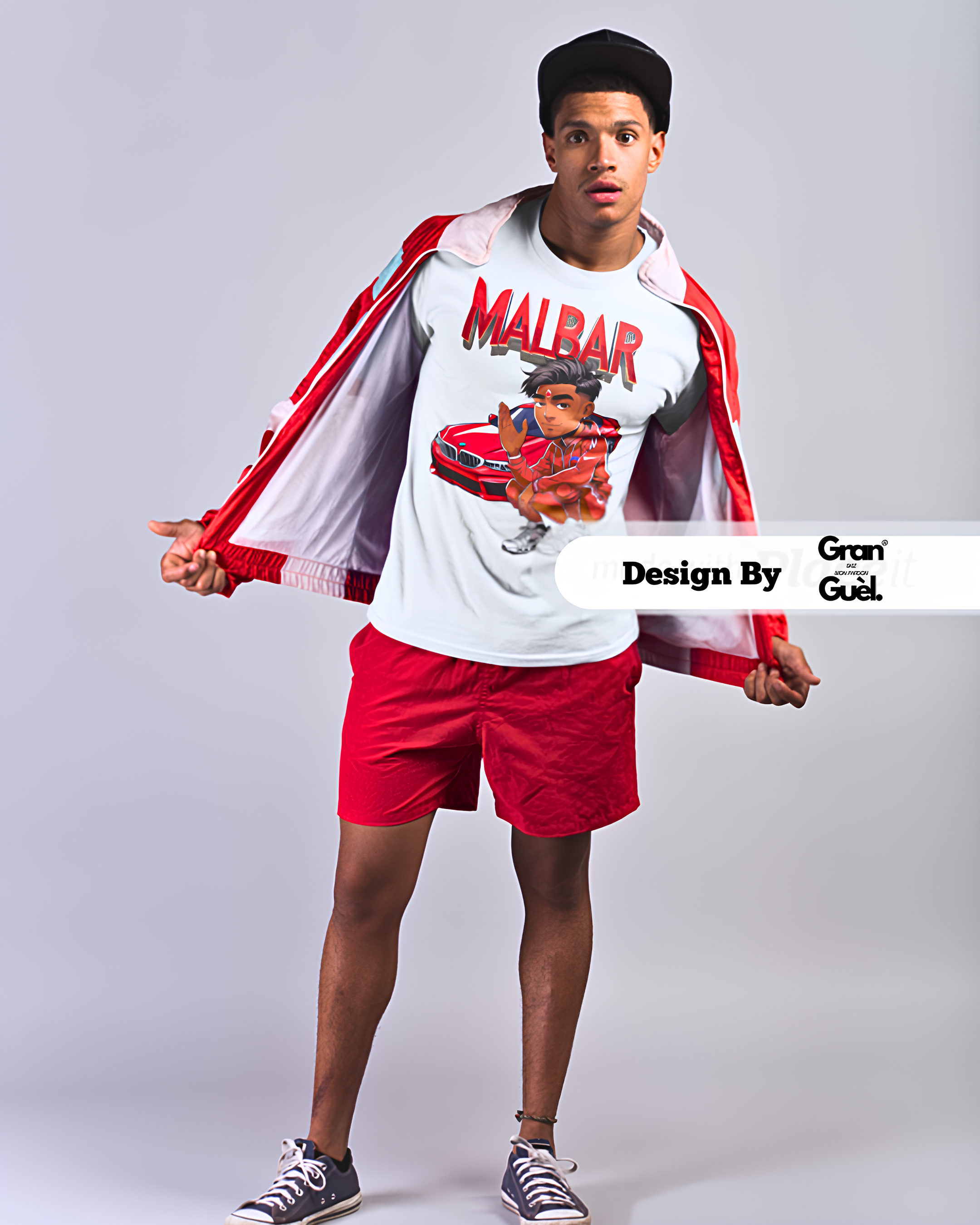 GRAN GUÈL - 100% MALBAR - T-Shirt unisexe - Imprimé "MALBAR (3)"