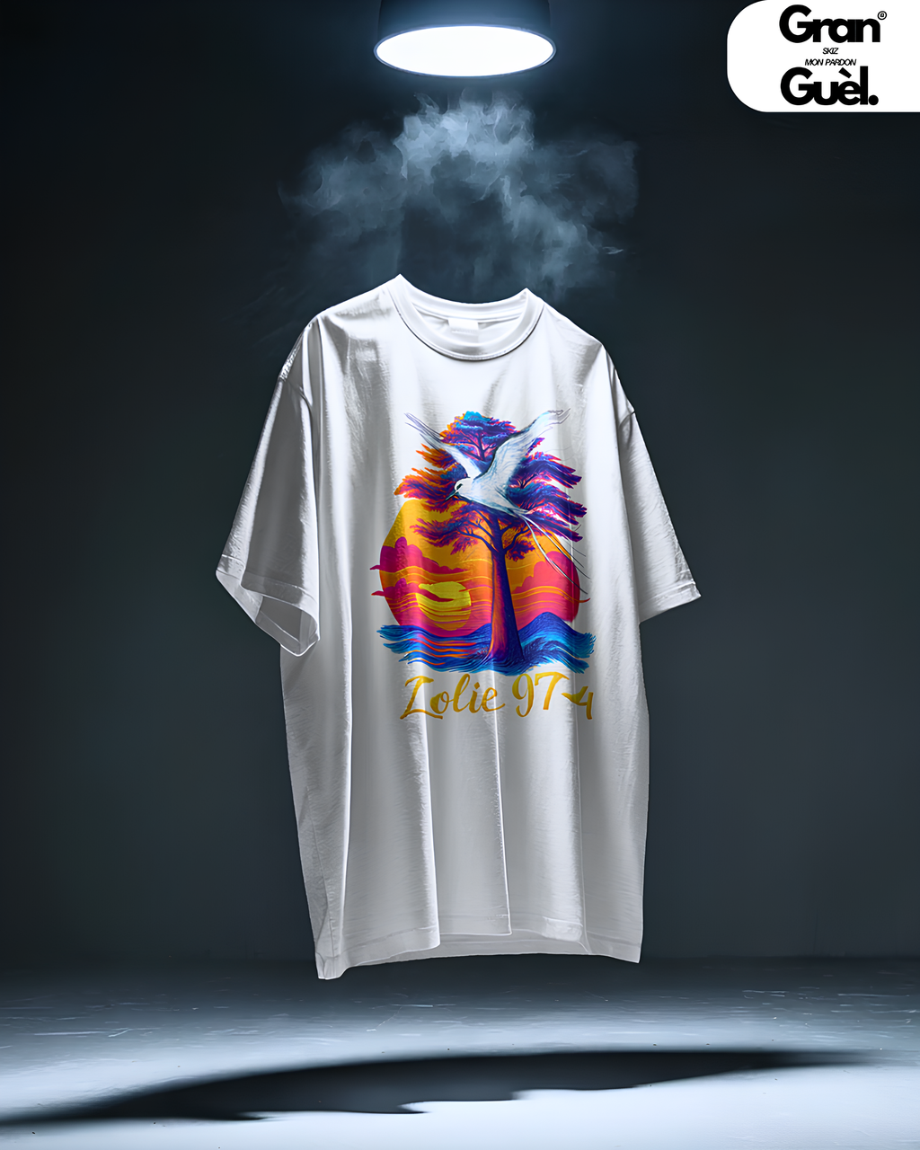 GRAN GUÈL - 100%  La Réunion - T-Shirt unisexe - Imprimé "ZOLIE 974"