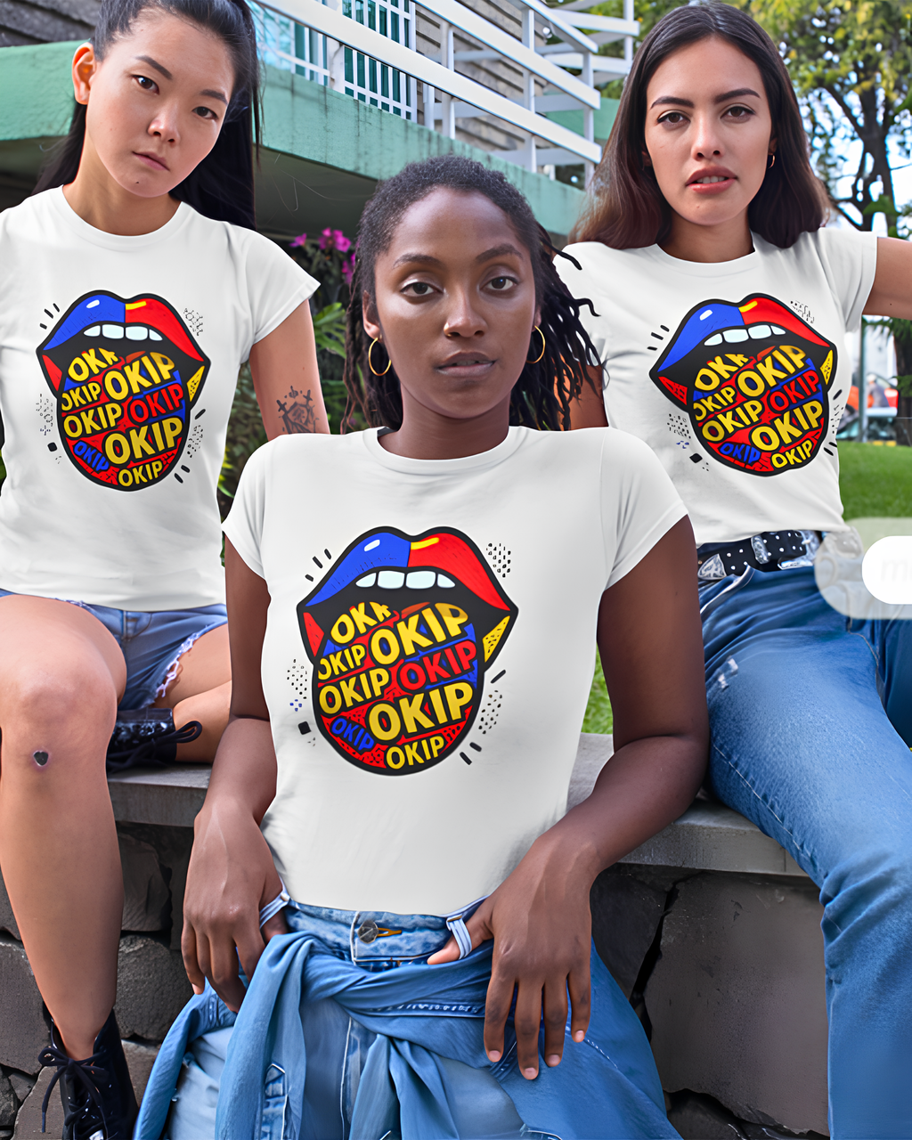 GRAN GUÈL - 100%  La Réunion - T-Shirt unisexe - Imprimé "OKIP"