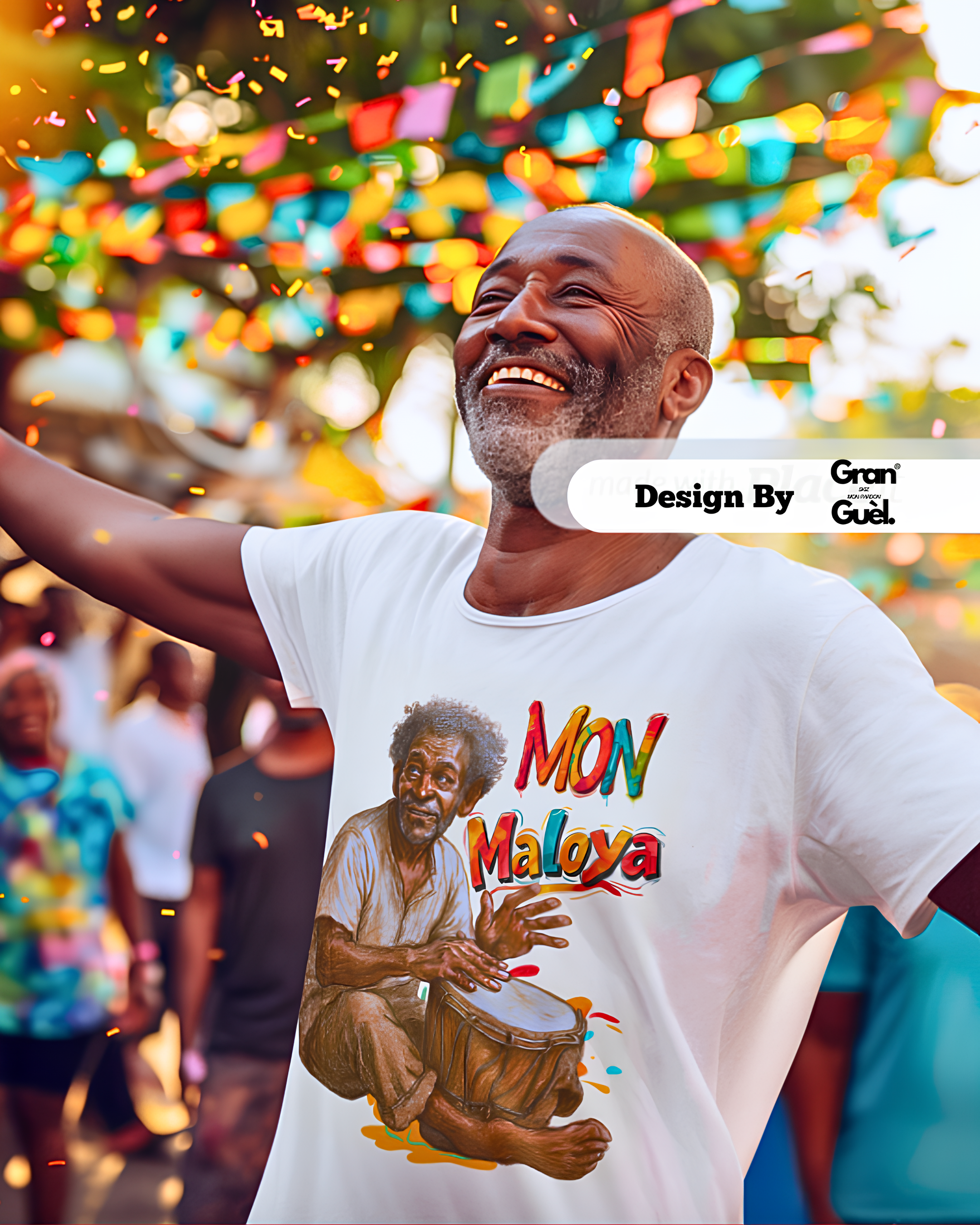 GRAN GUÈL - 100% MALOYA - T-Shirt unisexe - Imprimé "MON MALOYA"