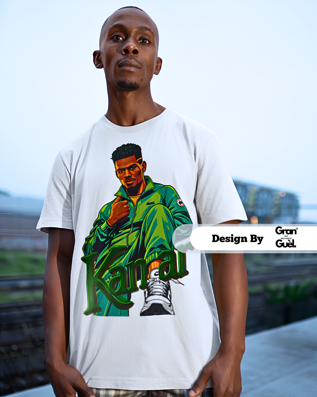 GRAN GUÈL - ZÉNÈSS ENDÉMIK - T-Shirt Unisexe - Imprimé "KANIAR"