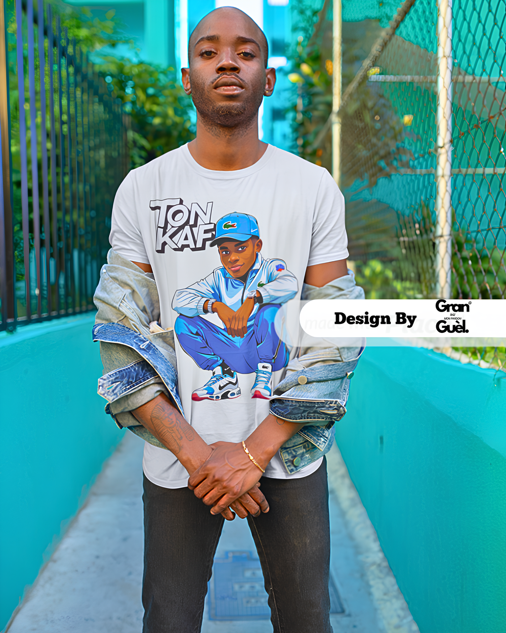 GRAN GUÈL - ZÉNÈSS - T-Shirt unisexe - Imprimé "TON KAF"