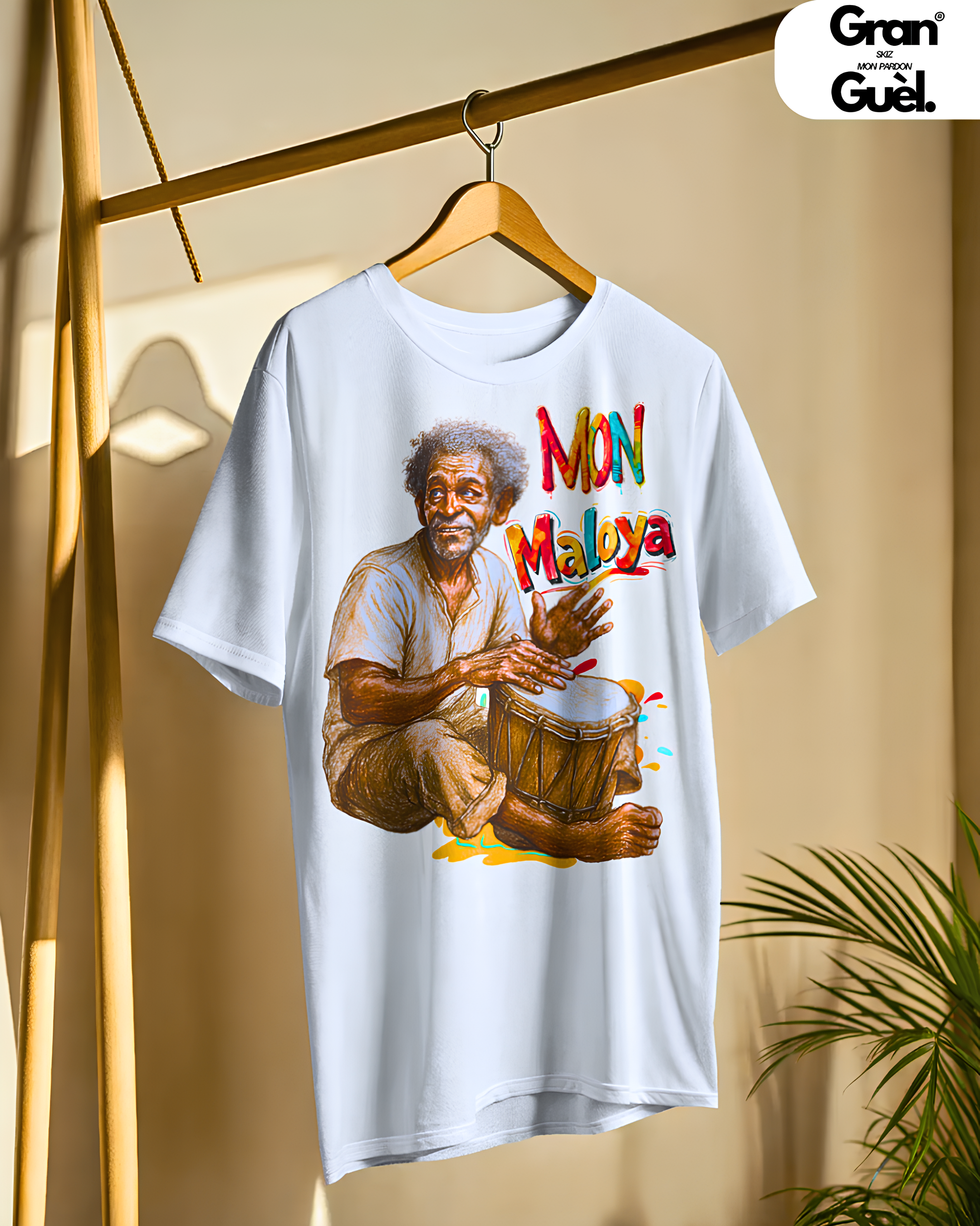 GRAN GUÈL - 100% MALOYA - T-Shirt unisexe - Imprimé "MON MALOYA"