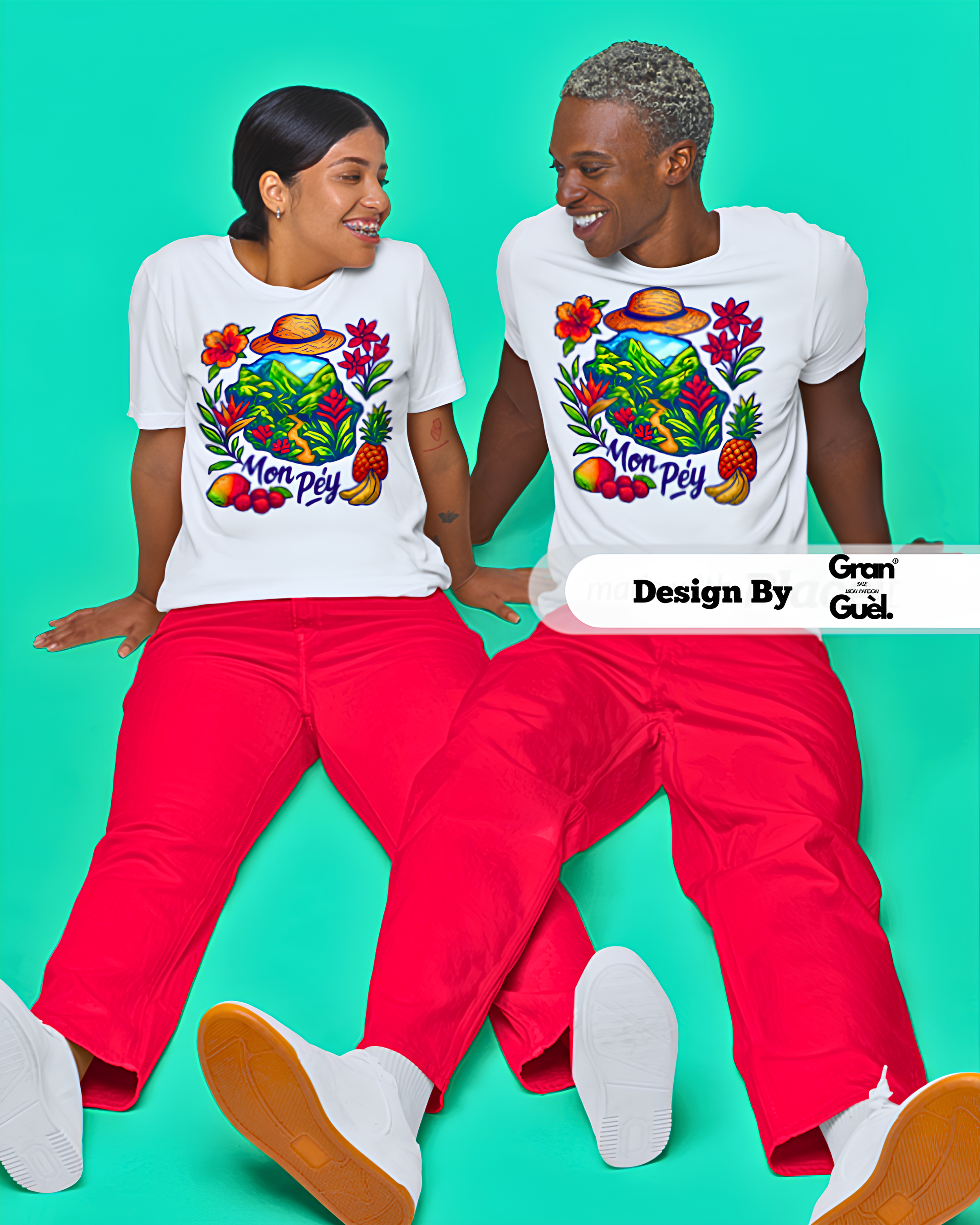 GRAN GUÈL - LUX ÉDITION - T-Shirt Unisexe - Imprimé "MON PÉY"