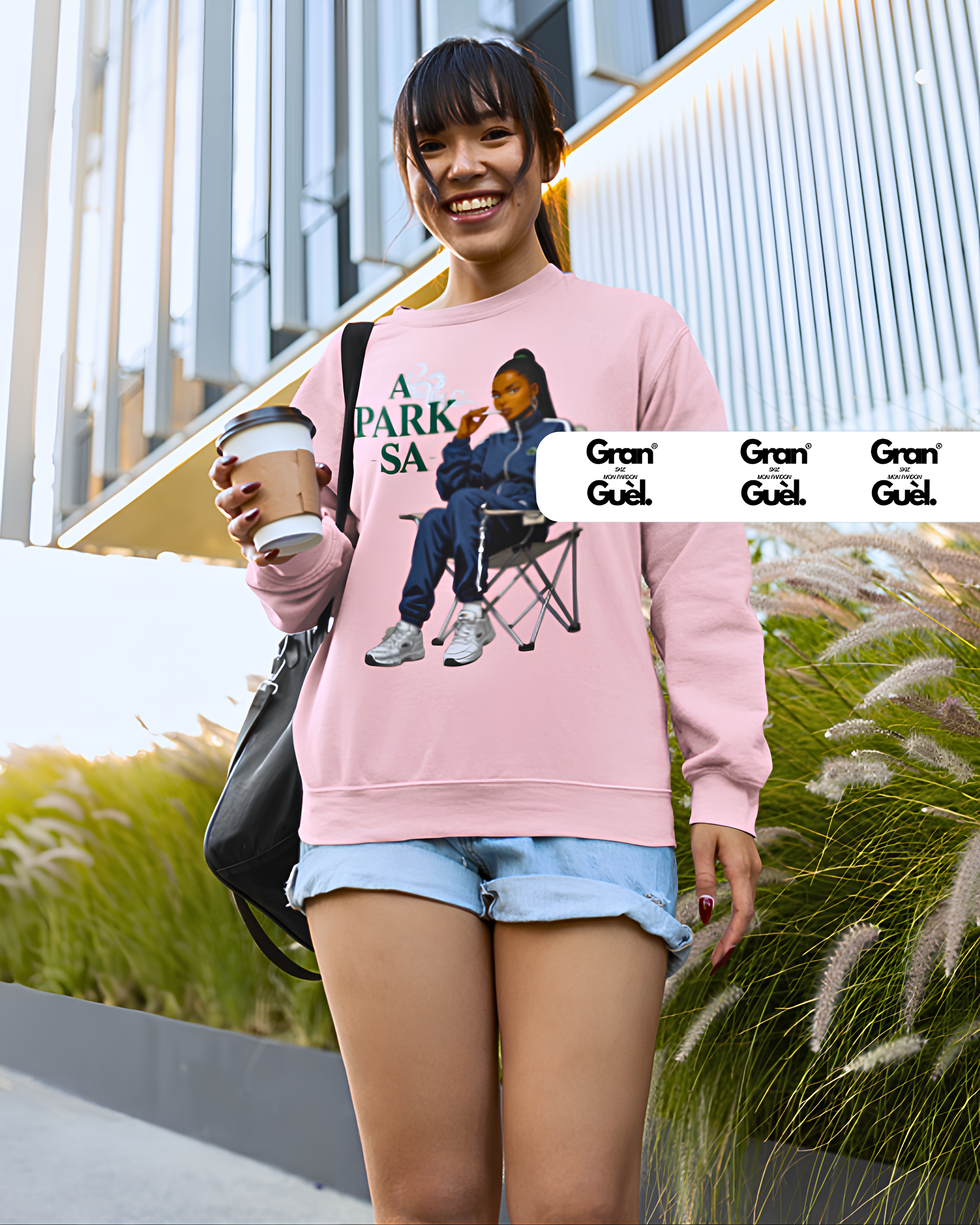 GG - 100%  La Réunion - Sweat unisexe - Imprimé "A PARK SA"