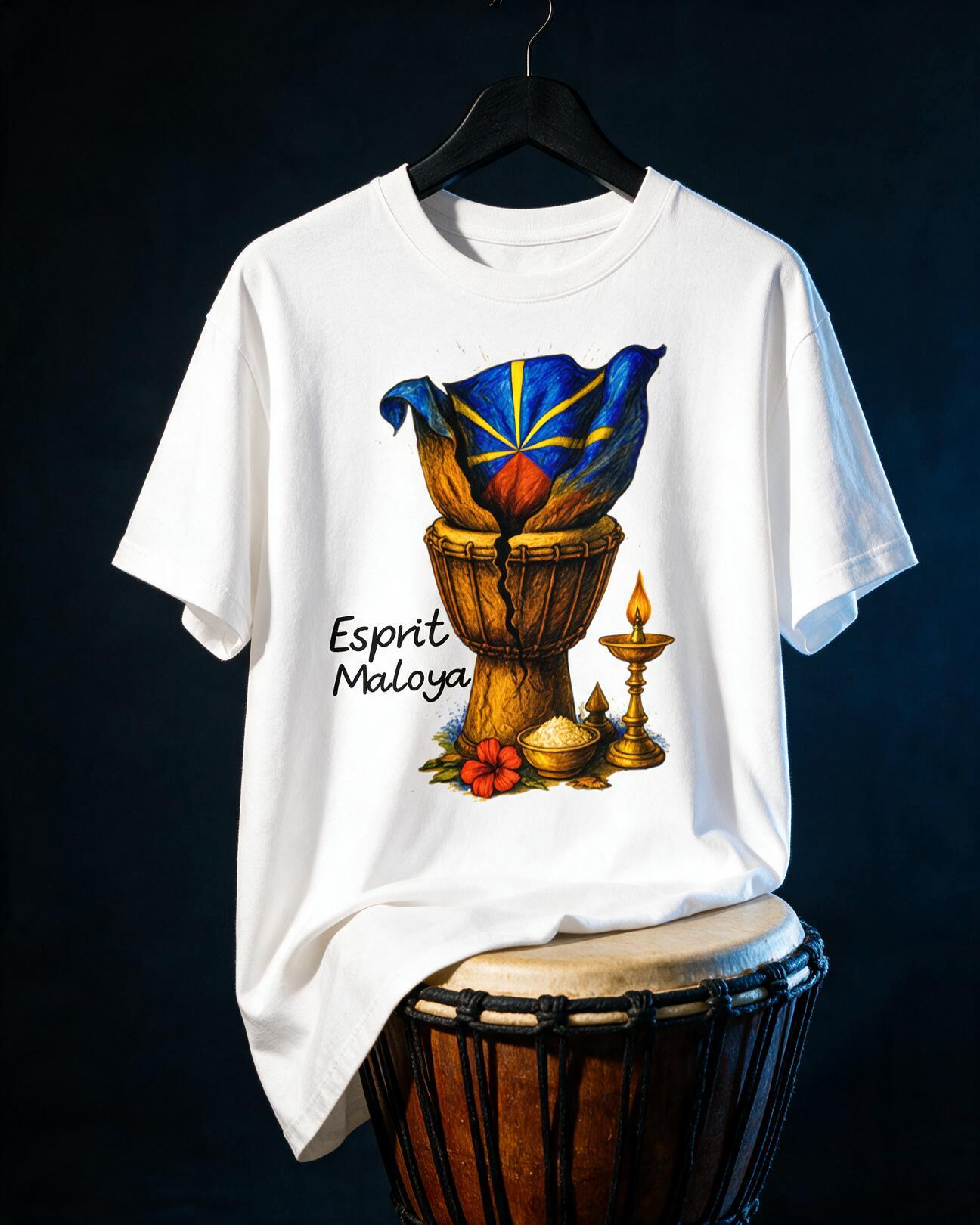 GRAN GUÈL - 100%  La Réunion - T-Shirt unisexe - "ESPRIT MALOYA"
