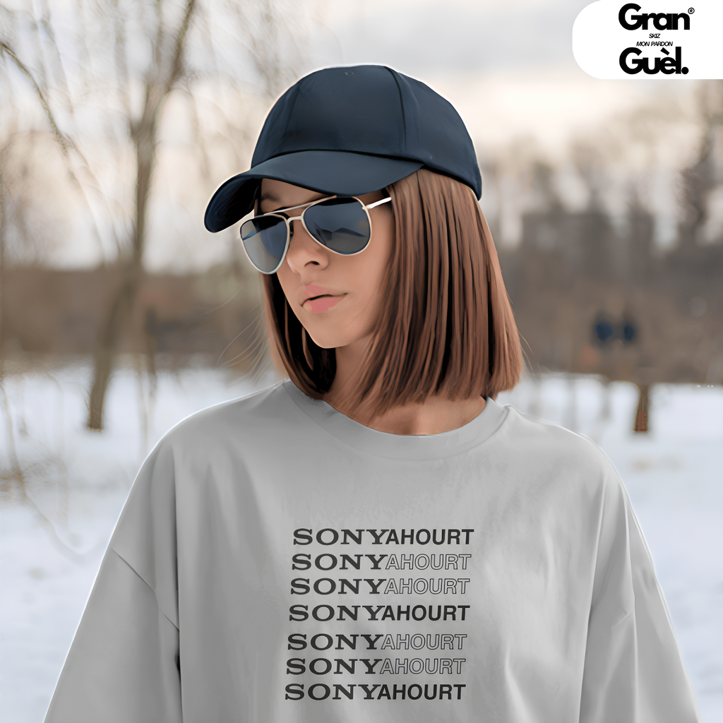 GG - KRÉOL ICONIK - T-Shirt Unisexe - Imprimé "SONYAHOURT"