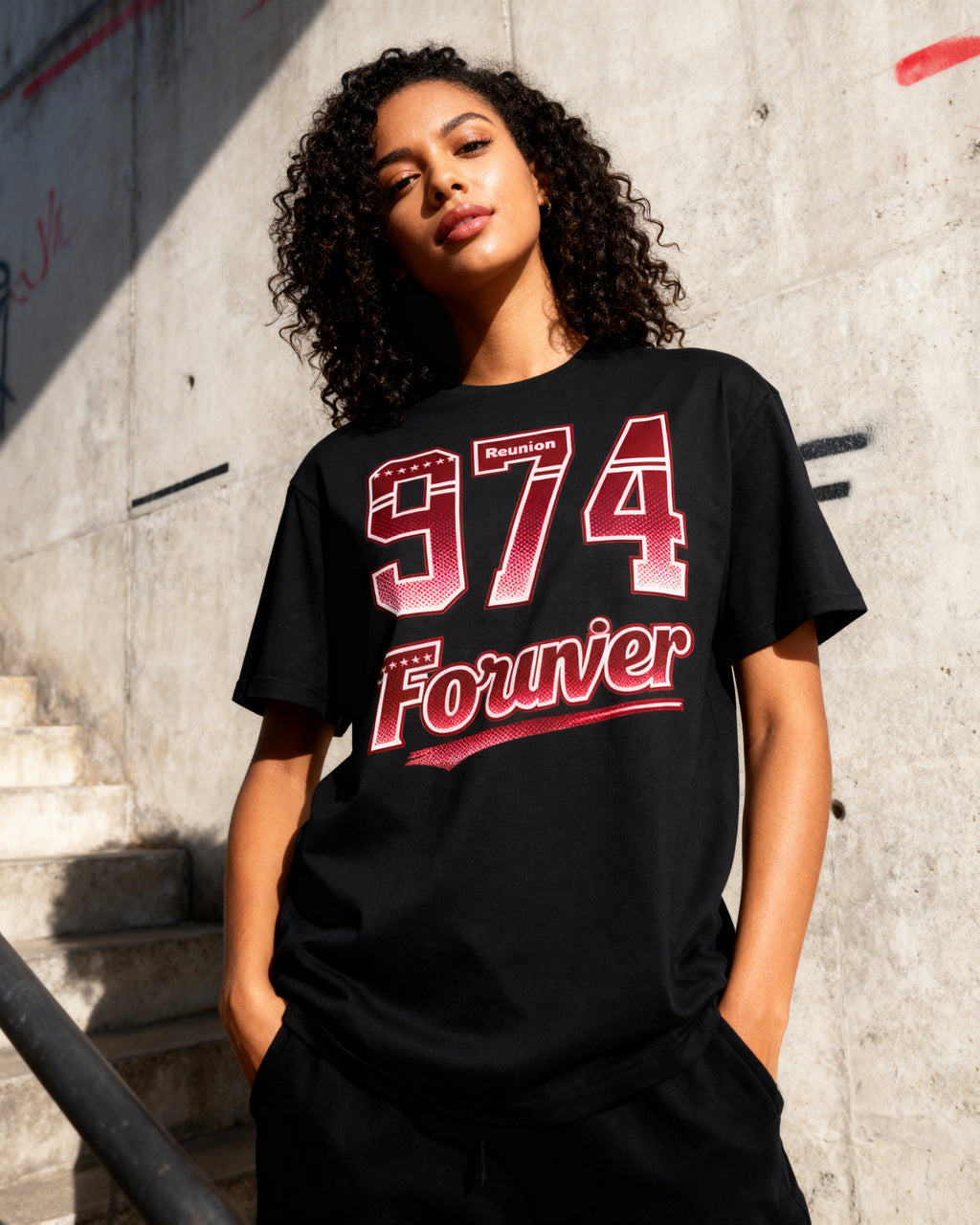 GRAN GUÈL - 100%  La Réunion - T-Shirt unisexe - "974 FOREVER"