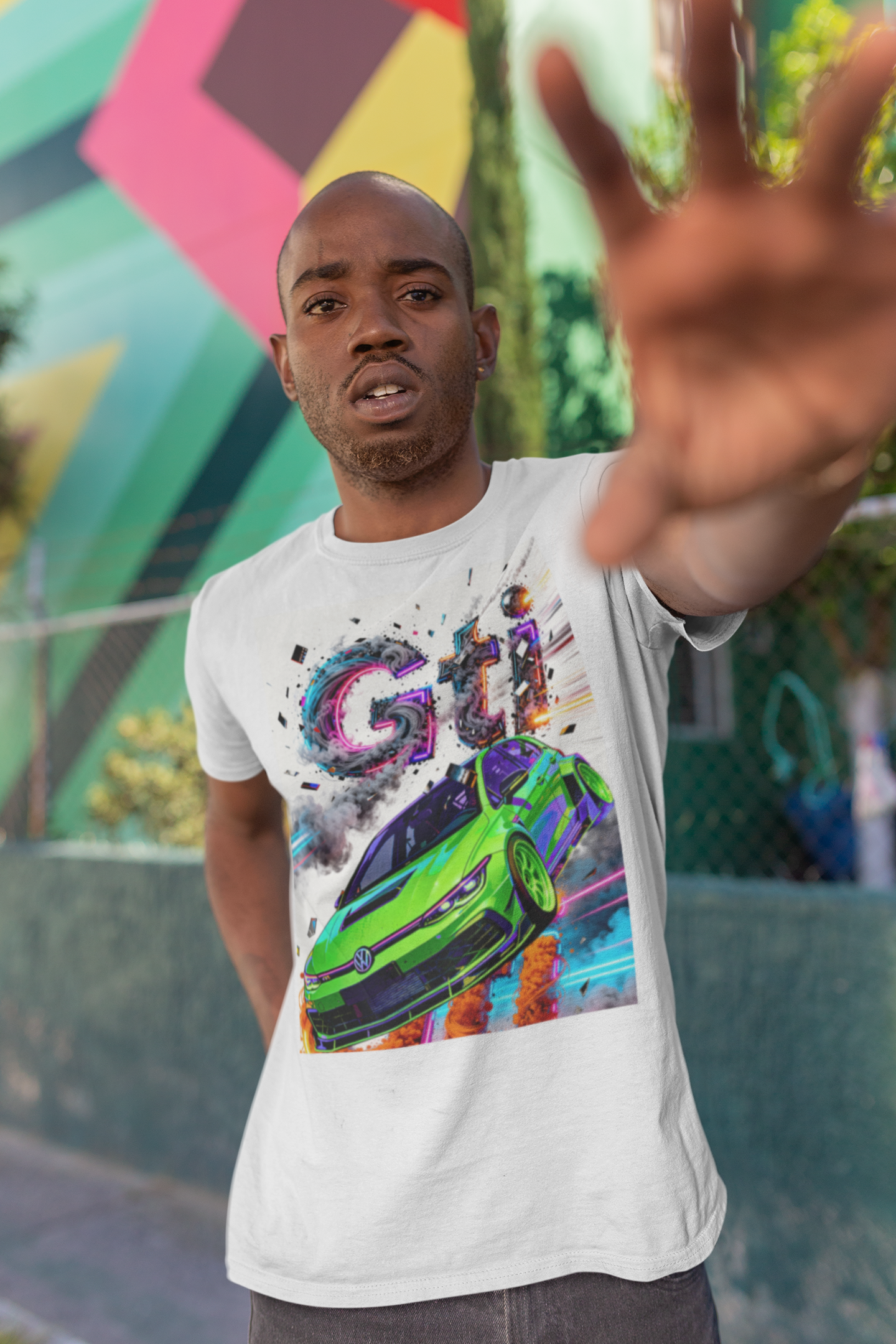 GRAN GUÈL - ZÉNÈSS - T-Shirt unisexe - Imprimé "GTI"