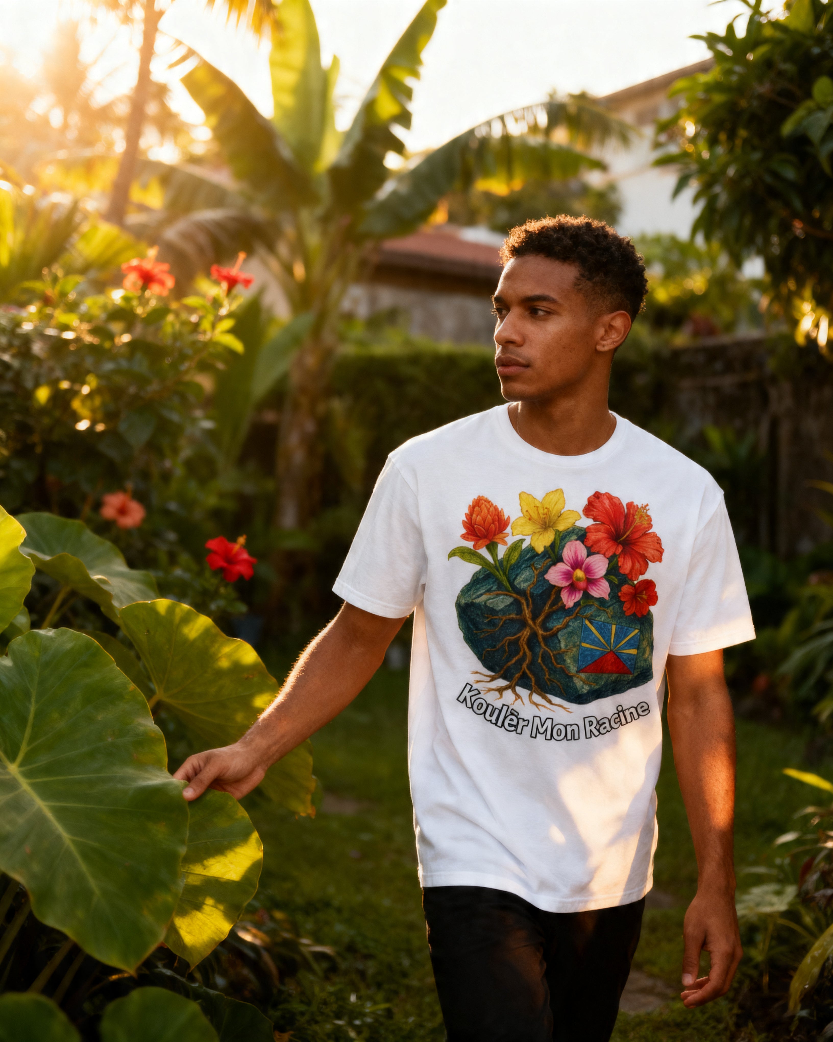 GRAN GUÈL - 100%  La Réunion - T-Shirt unisexe - "KOULÈR MON RACINE"