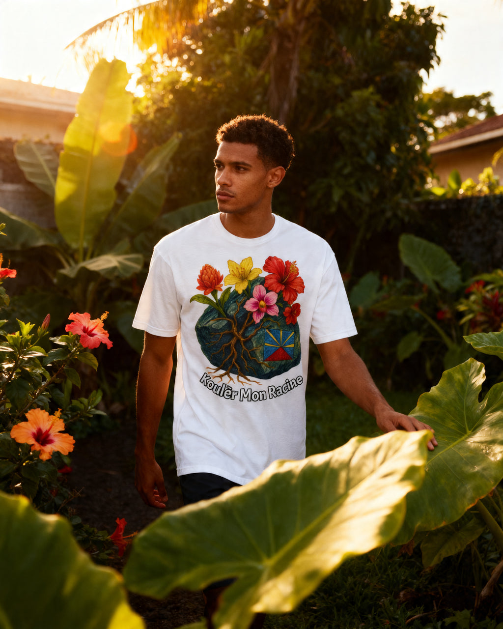 GRAN GUÈL - 100%  La Réunion - T-Shirt unisexe - "KOULÈR MON RACINE"