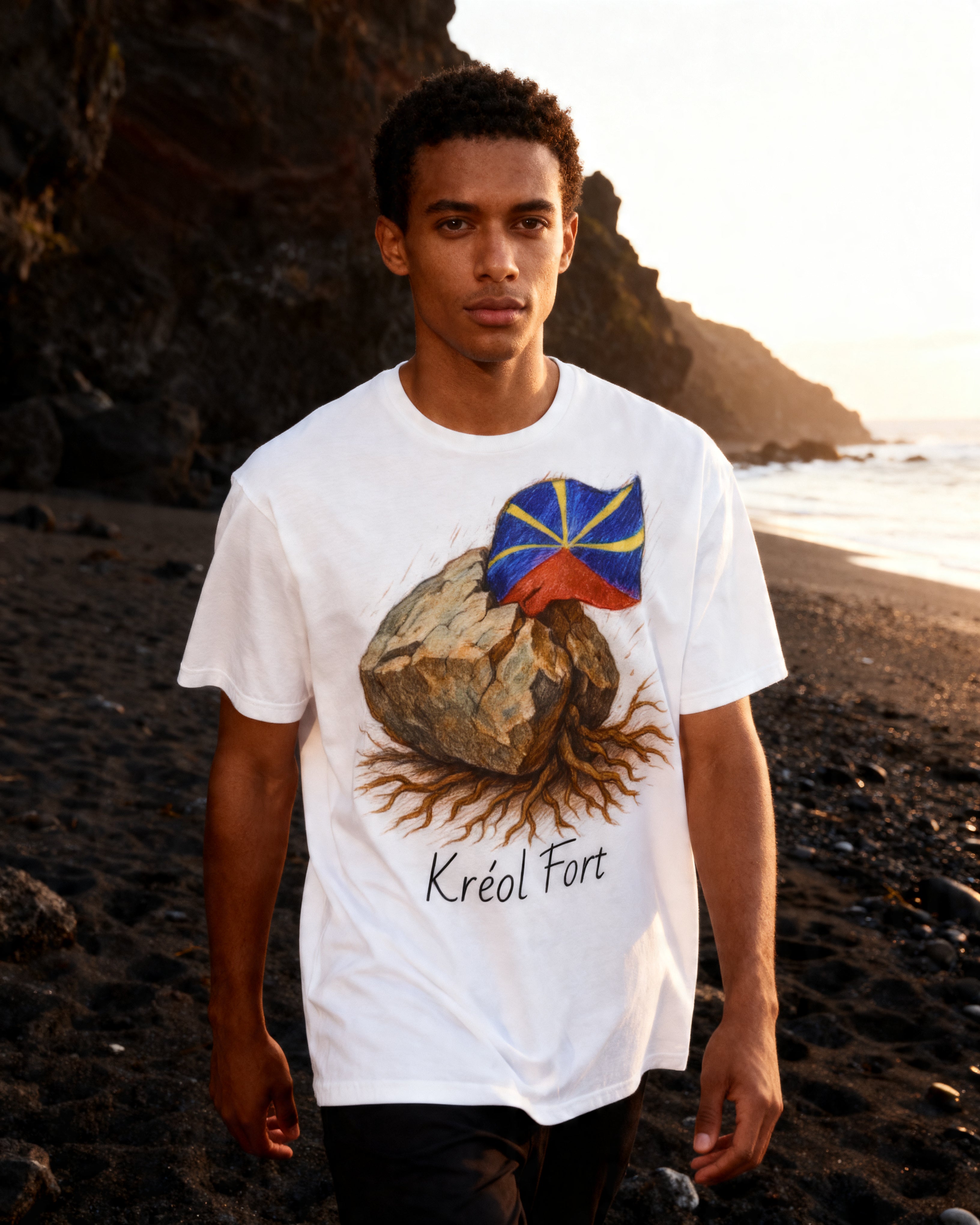 GRAN GUÈL - 100%  La Réunion - T-Shirt unisexe - "KRÉOL FORT"