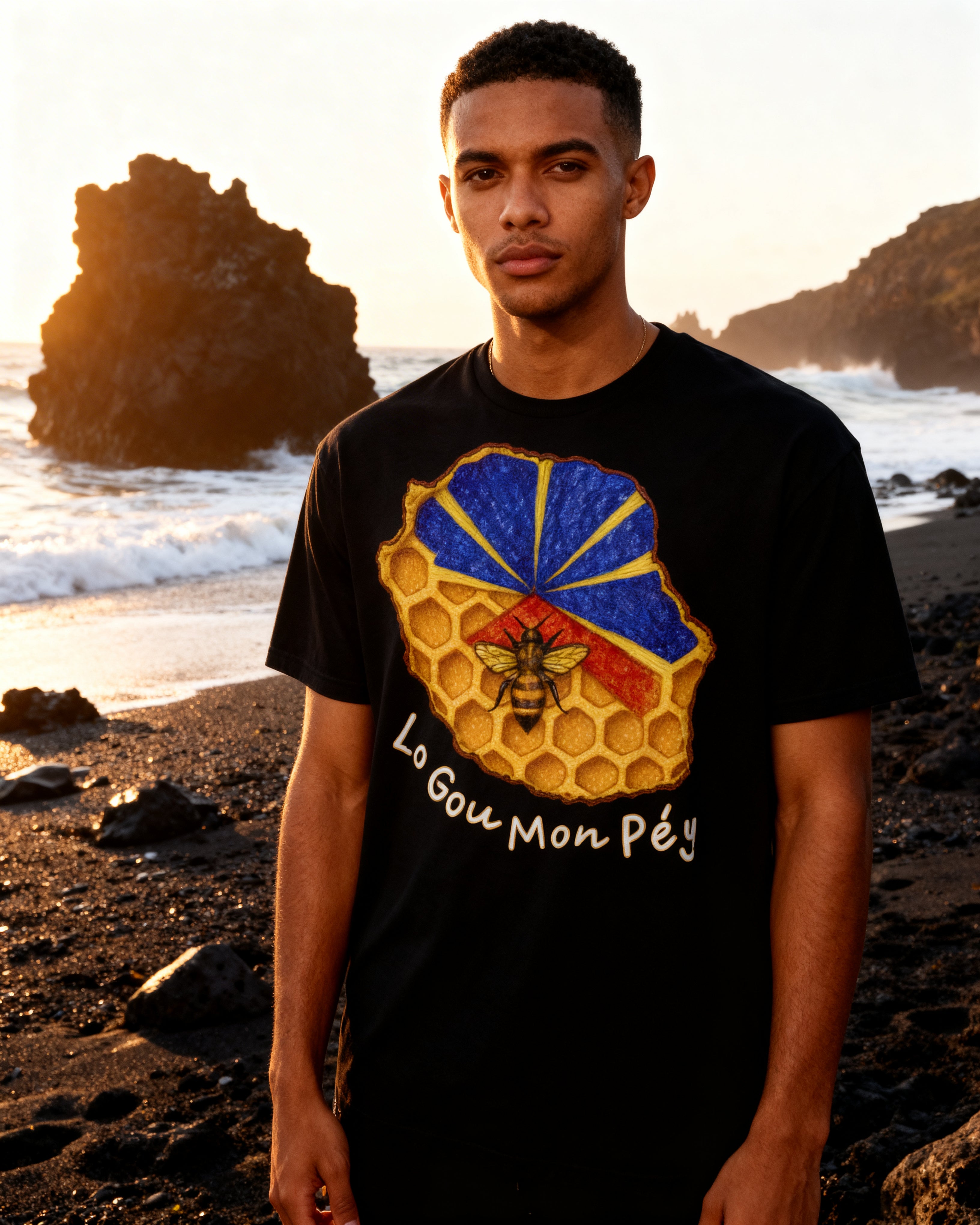 GRAN GUÈL - 100%  La Réunion - T-Shirt unisexe - "LO GOU MON PÉY"