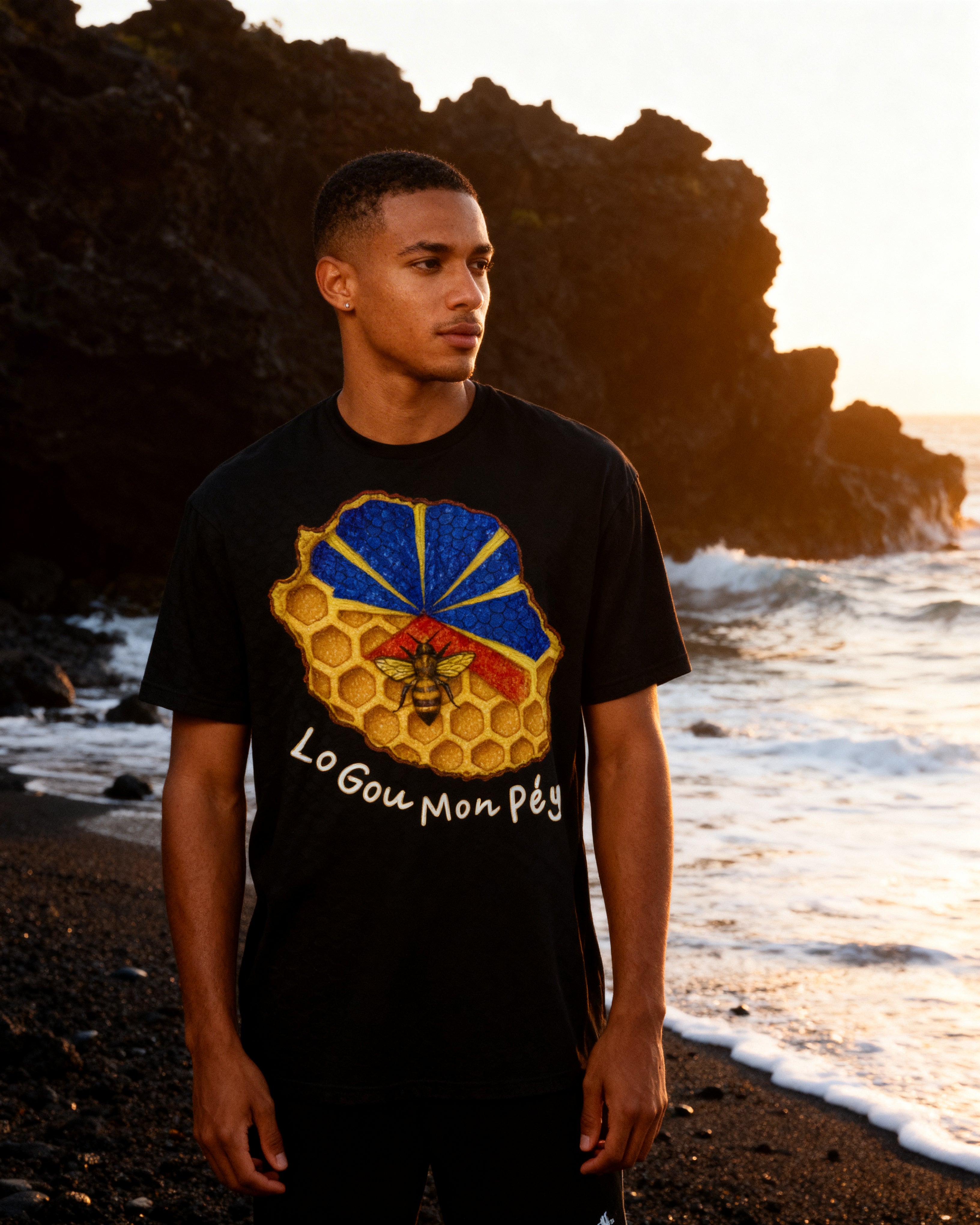 GRAN GUÈL - 100%  La Réunion - T-Shirt unisexe - "LO GOU MON PÉY"