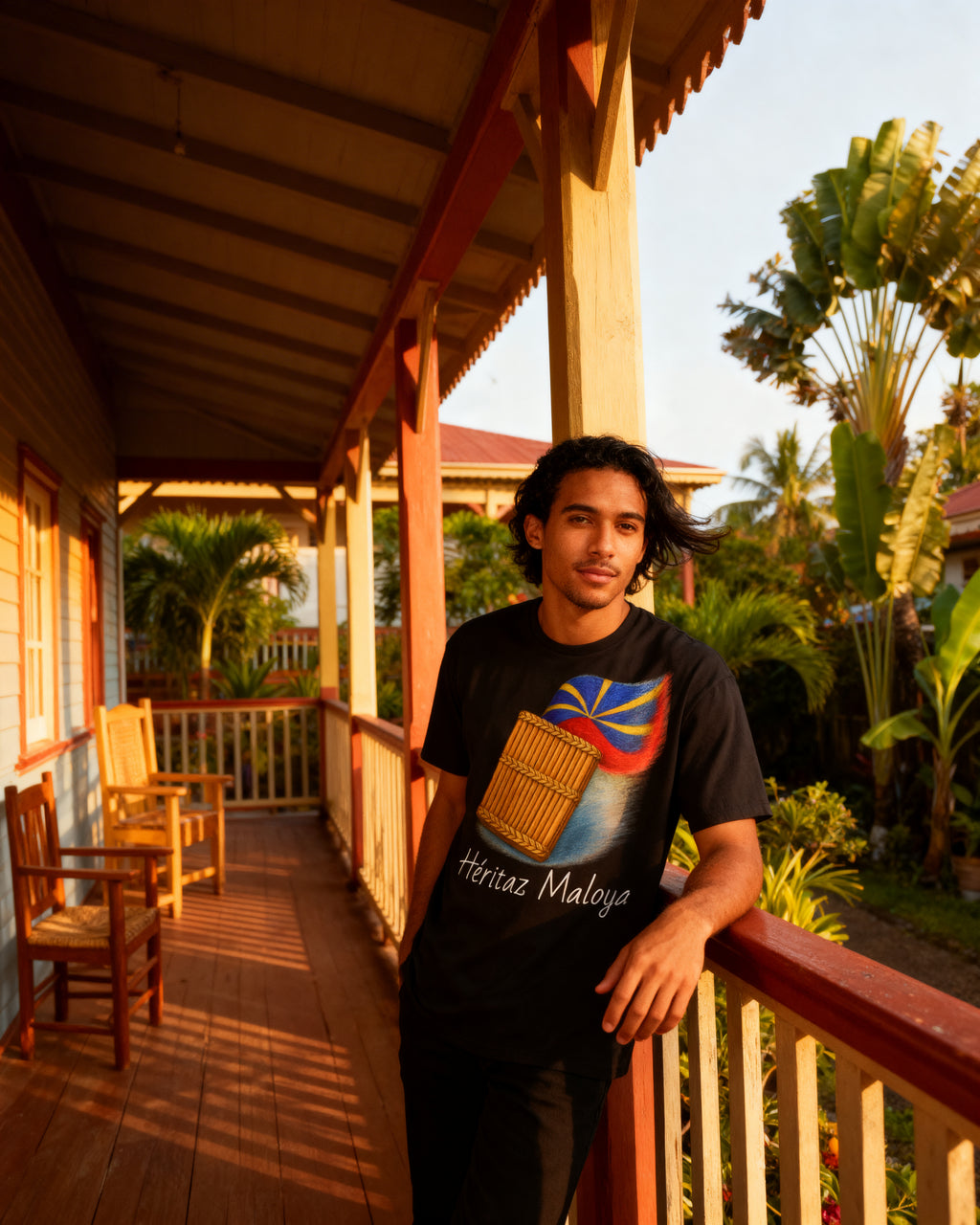 GRAN GUÈL - 100%  La Réunion - T-Shirt unisexe - "HÉRITAZ MALOYA"