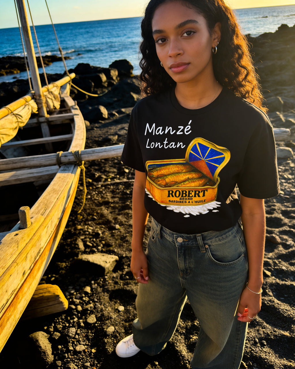GRAN GUÈL - 100%  La Réunion - T-Shirt unisexe - "MANZÉ LONTAN"