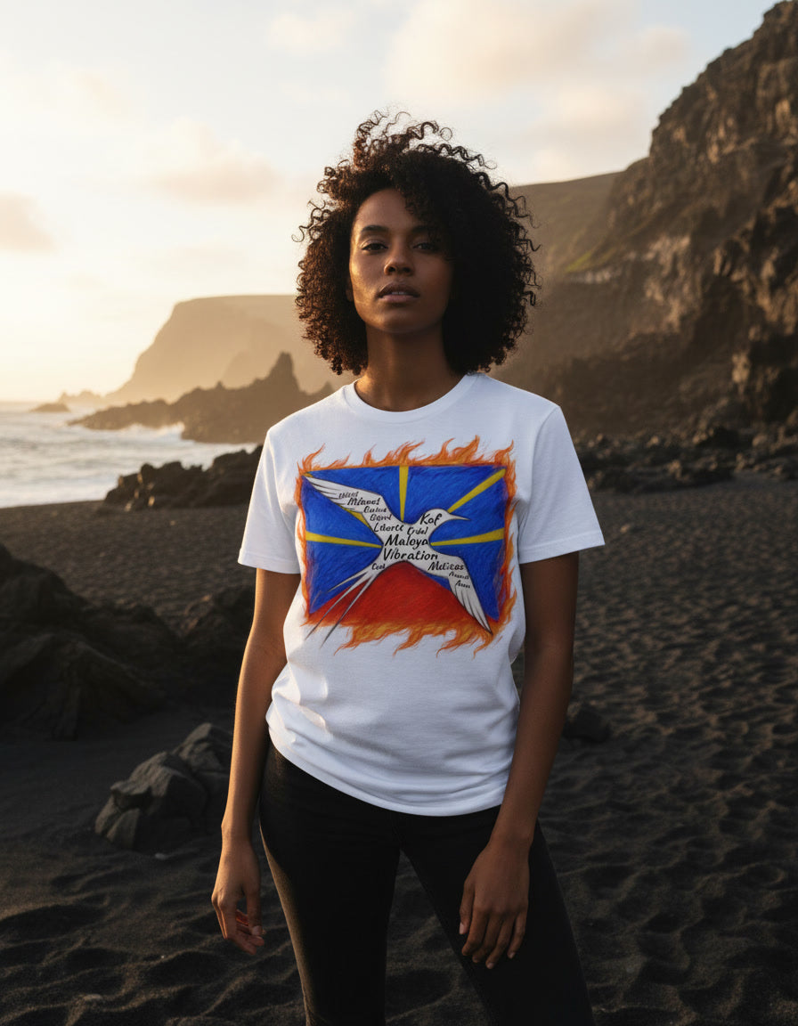 GRAN GUÈL - 100%  La Réunion - T-Shirt unisexe - "MÉLANZE MALOYA"