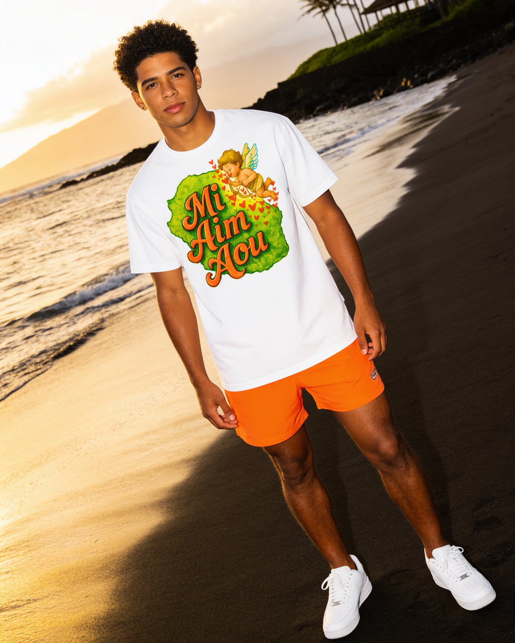 GRAN GUÈL - 100%  La Réunion - T-Shirt unisexe - "MI AIM AOU (3)"