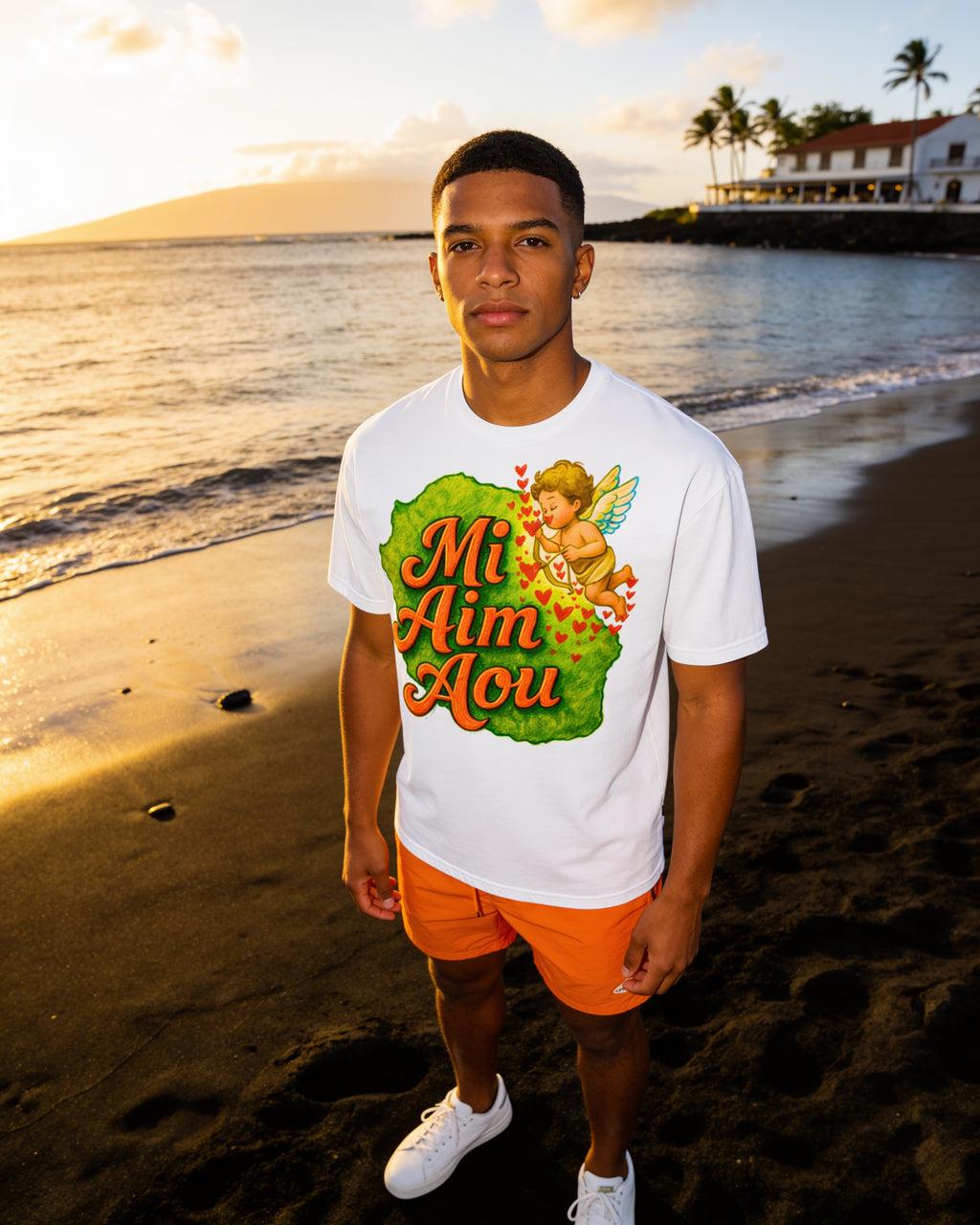 GRAN GUÈL - 100%  La Réunion - T-Shirt unisexe - "MI AIM AOU (3)"