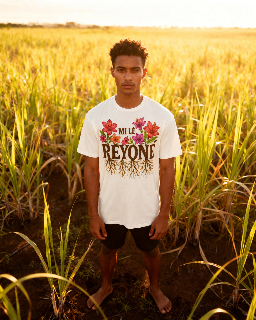 GRAN GUÈL - 100%  La Réunion - T-Shirt unisexe - "MI LÉ RÉYONÉ"