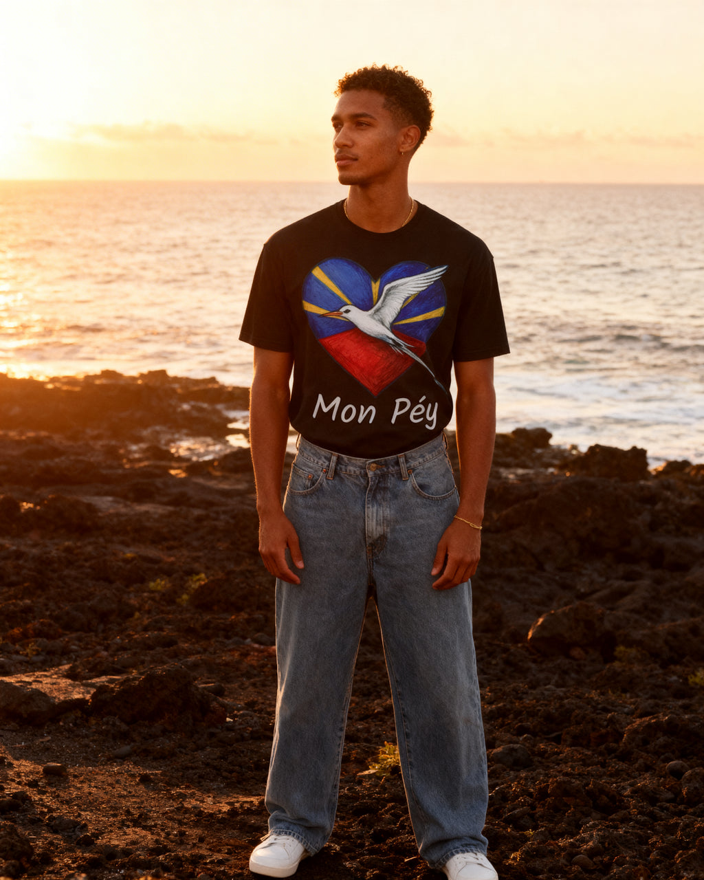 GRAN GUÈL - 100%  La Réunion - T-Shirt unisexe - "MON PÉY"