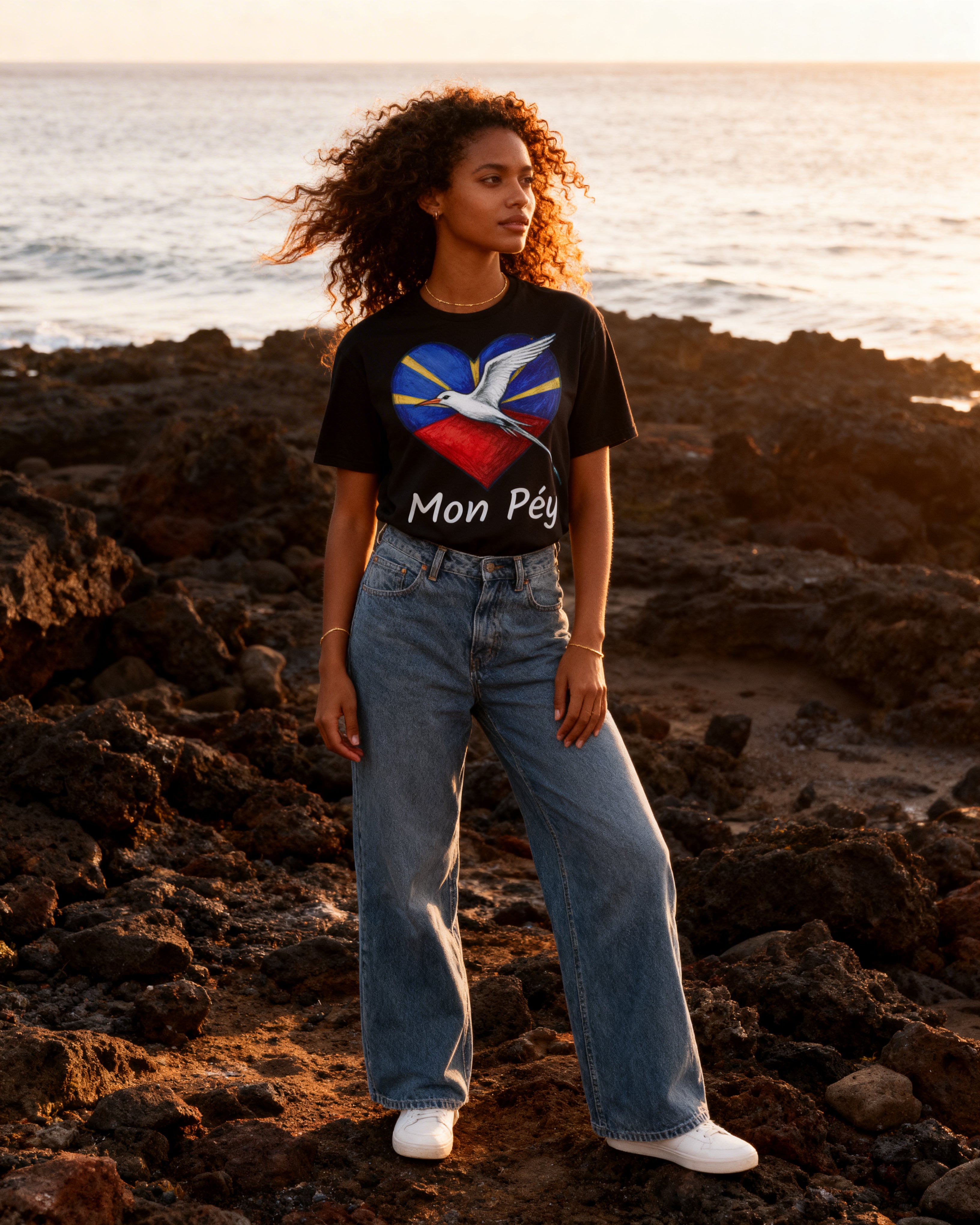 GRAN GUÈL - 100%  La Réunion - T-Shirt unisexe - "MON PÉY"