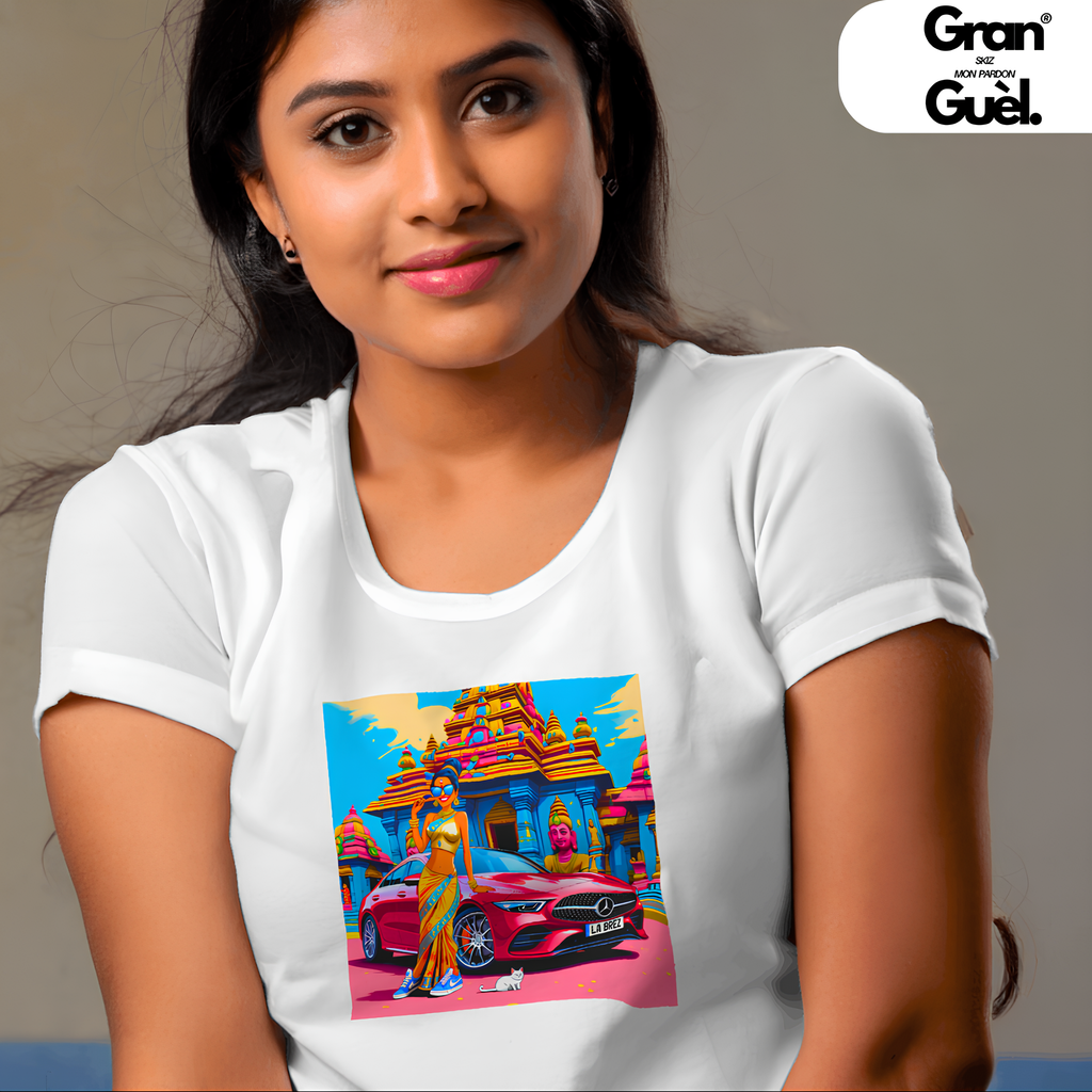 GG - 100% KRÉOL- T-Shirt unisexe - Imprimé "LA BREZ"