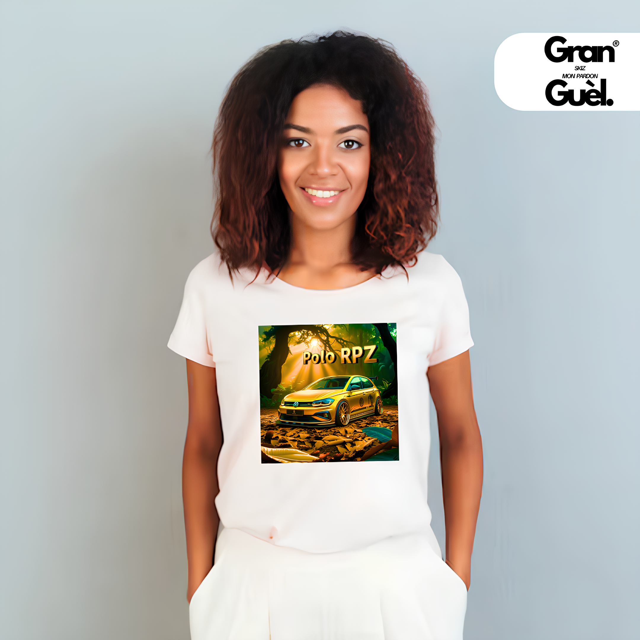 GG - LOTO ADDICT 974 - T-Shirt unisexe - Imprimé "POLO RPZ"