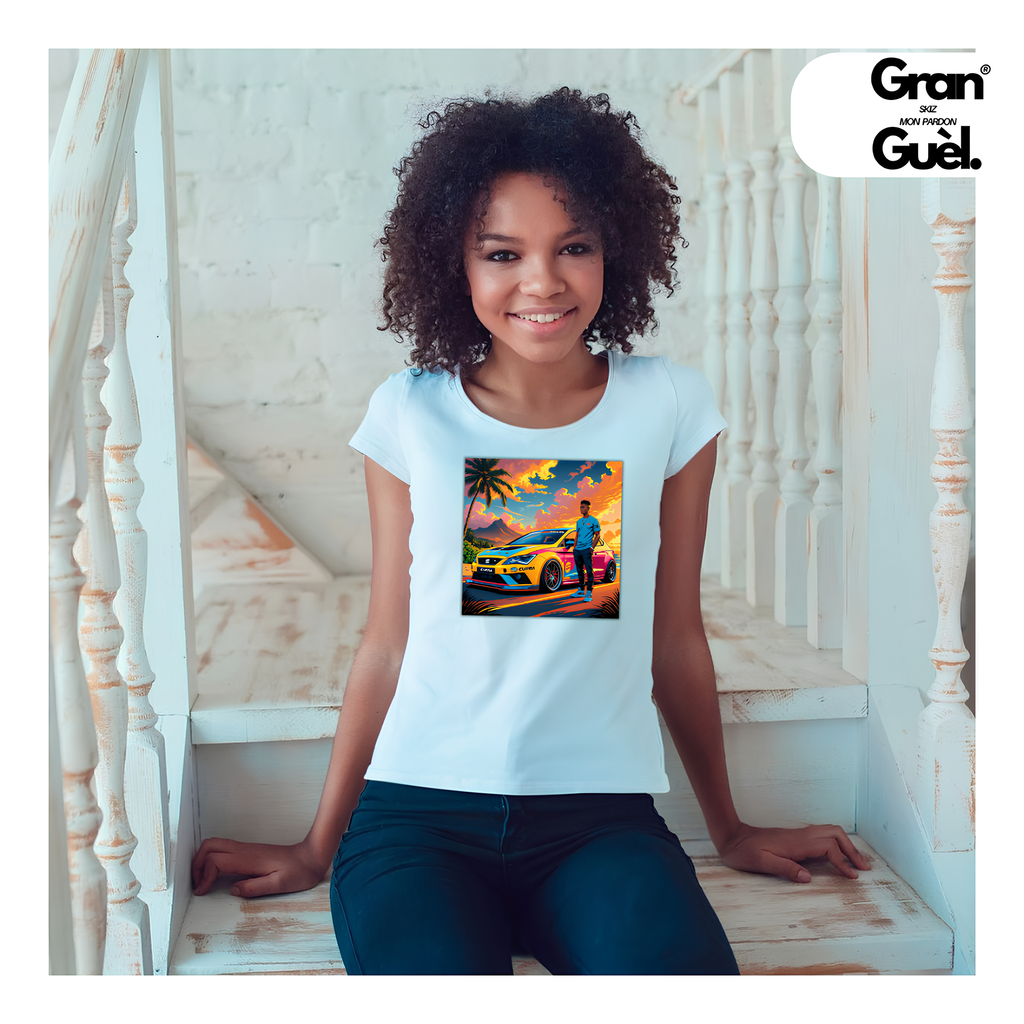 GG - LOTO ADDICT 974 - T-Shirt unisexe - Imprimé "SEAT CUPRA"