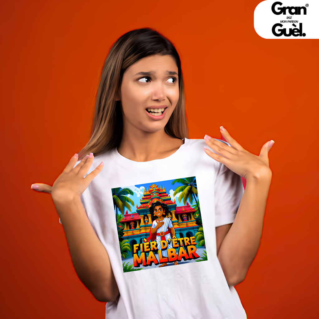 GG - 100% MALBAR - T-Shirt unisexe - Imprimé "FIÈR D'ÊTRE MALBAR"