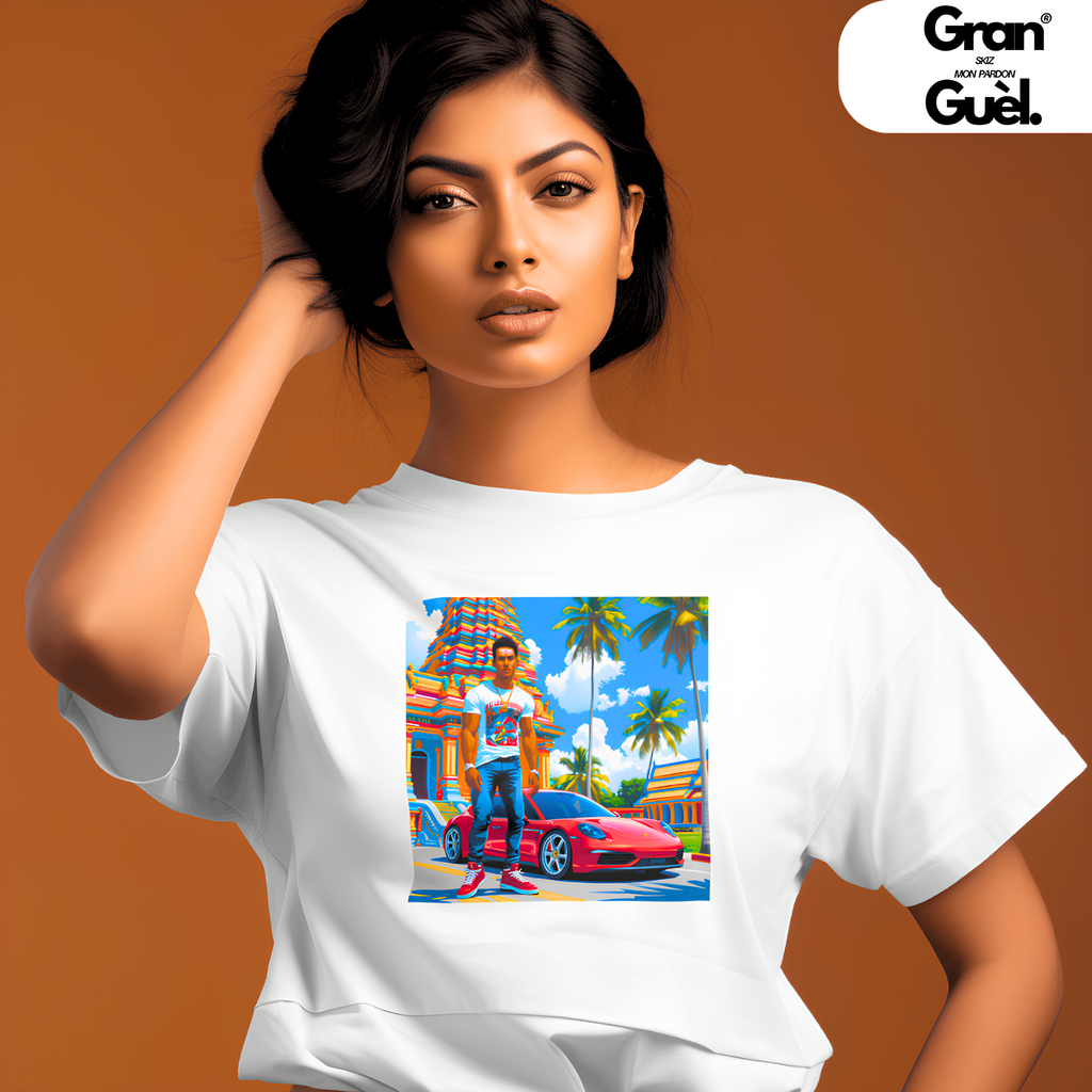 GG - 100% MALBAR- T-Shirt unisexe - Imprimé "MALBAR (P)"