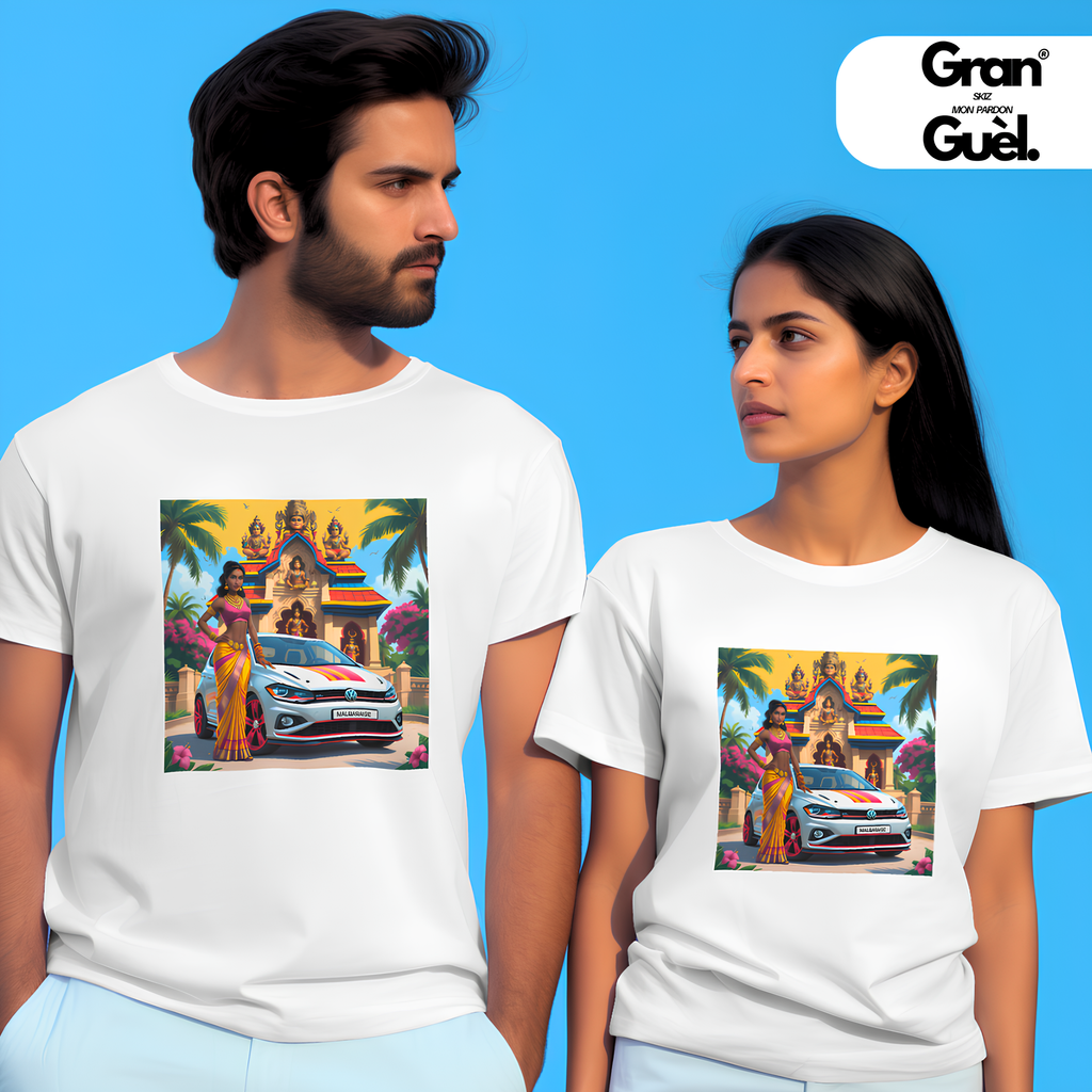 GG - 100% MALBAR- T-Shirt unisexe - Imprimé "MALBARAISE"