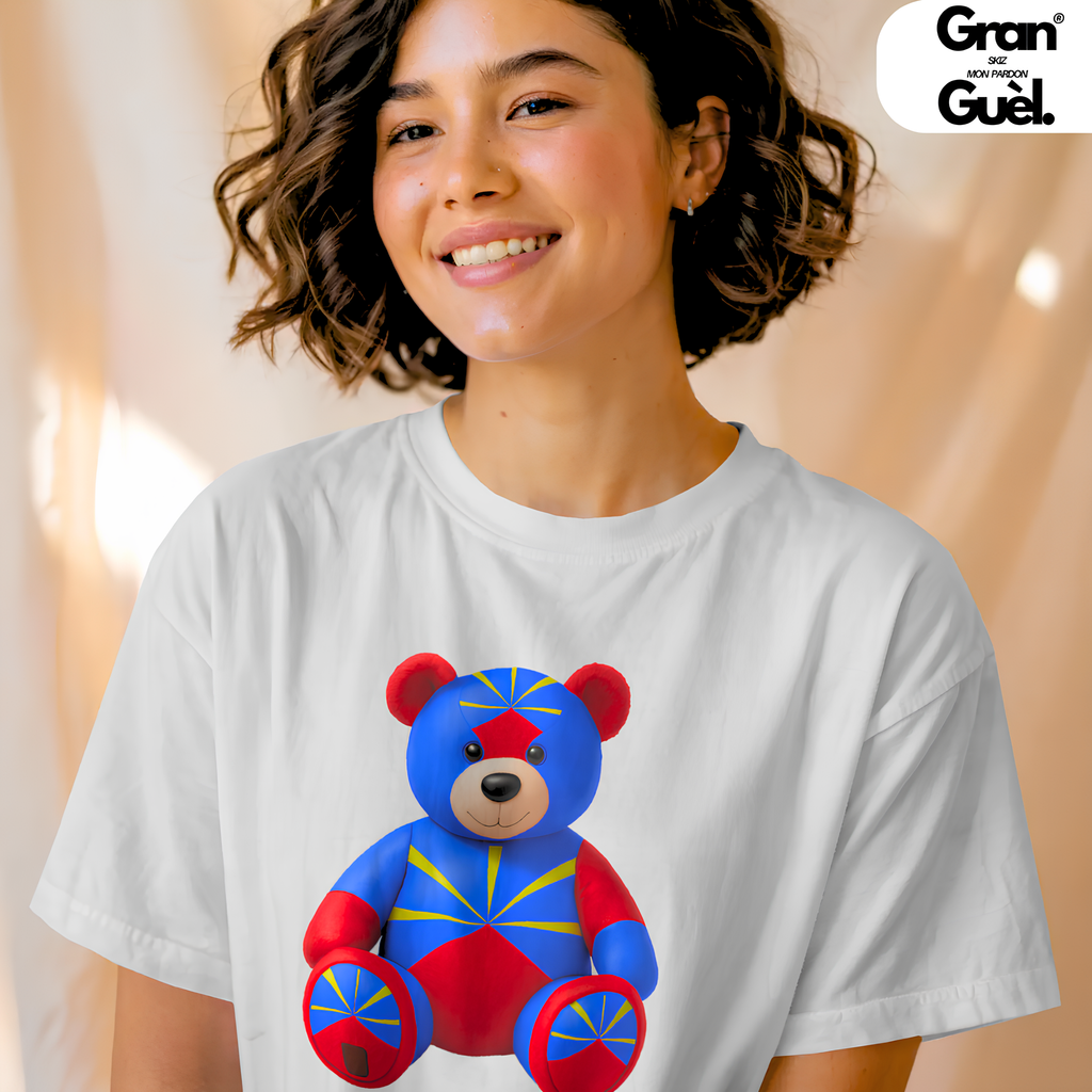 GG - 100%  La Réunion - T-Shirt unisexe - Imprimé "TEDDY RÉYONÉ"
