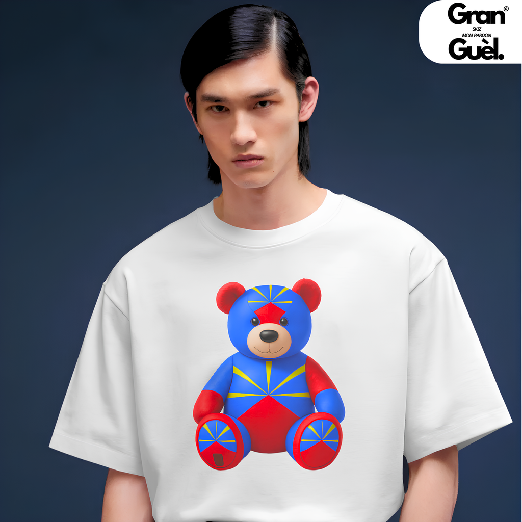 GG - 100%  La Réunion - T-Shirt unisexe - Imprimé "TEDDY RÉYONÉ"