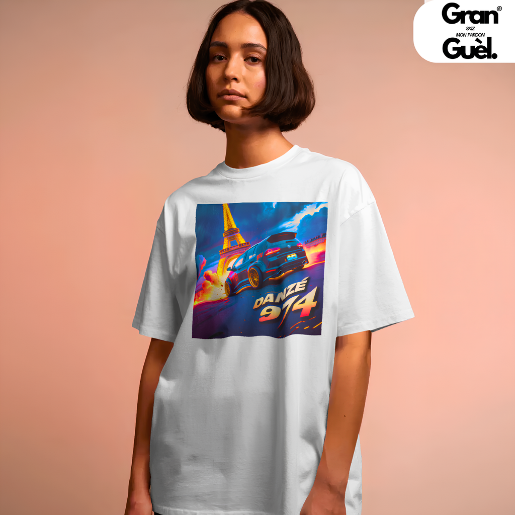 GG - LOTO ADDICT 974 - T-Shirt unisexe - Imprimé "DANZÉ 974"