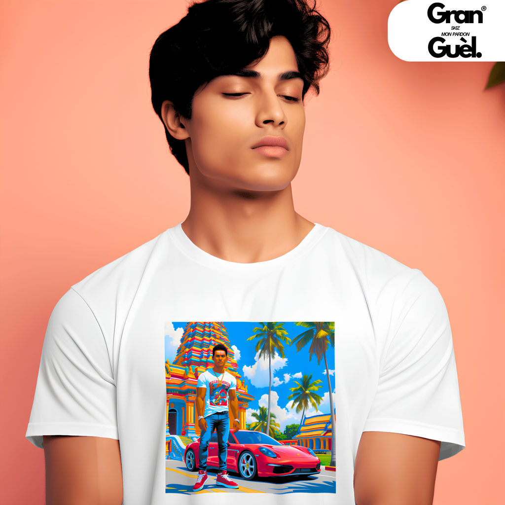 GG - 100% MALBAR- T-Shirt unisexe - Imprimé "MALBAR (P)"