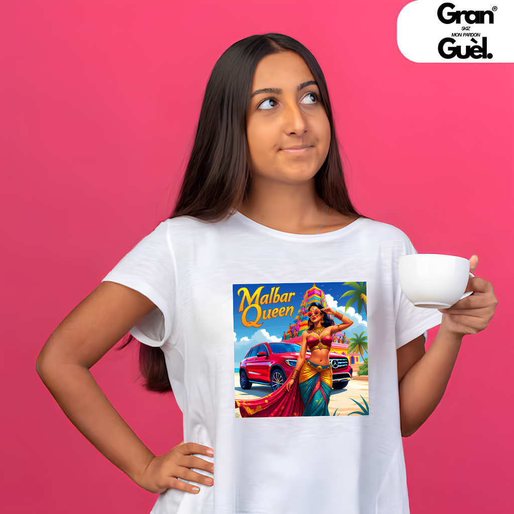 GG - 100% MALBAR - T-Shirt unisexe - Imprimé "MALBAR QUEEN"