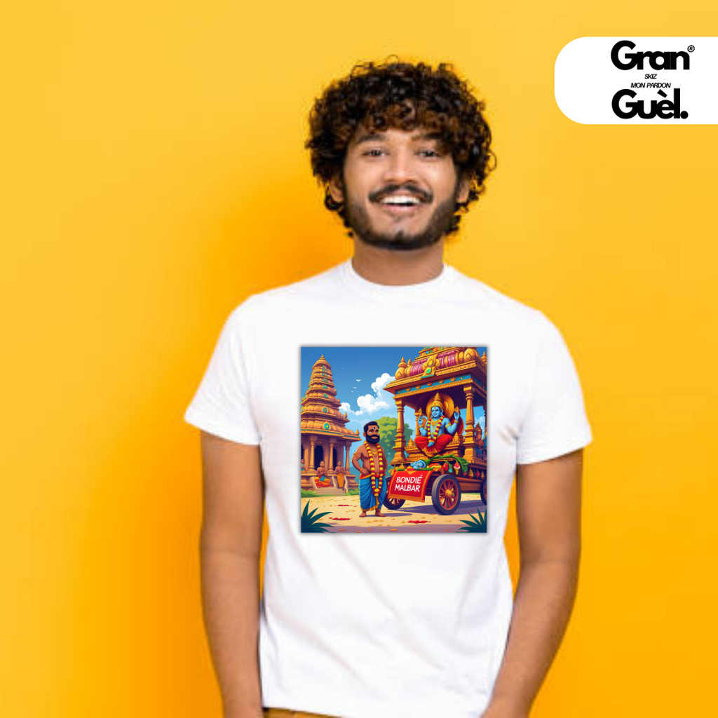 GG - 100% MALBAR - T-Shirt unisexe - Imprimé "BONDIÉ MALBAR"