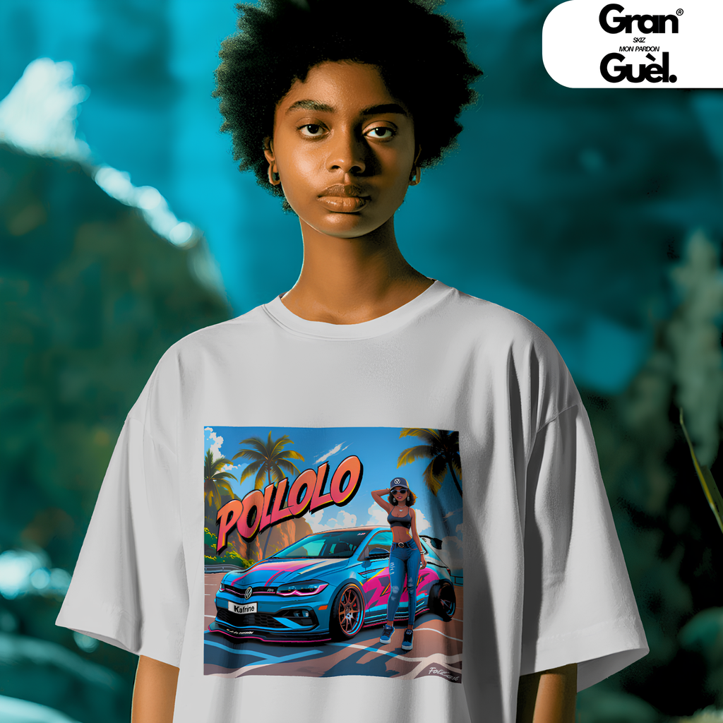 GG - LOTO ADDICT 974 - T-Shirt Unisexe - Imprimé "POLOLO"