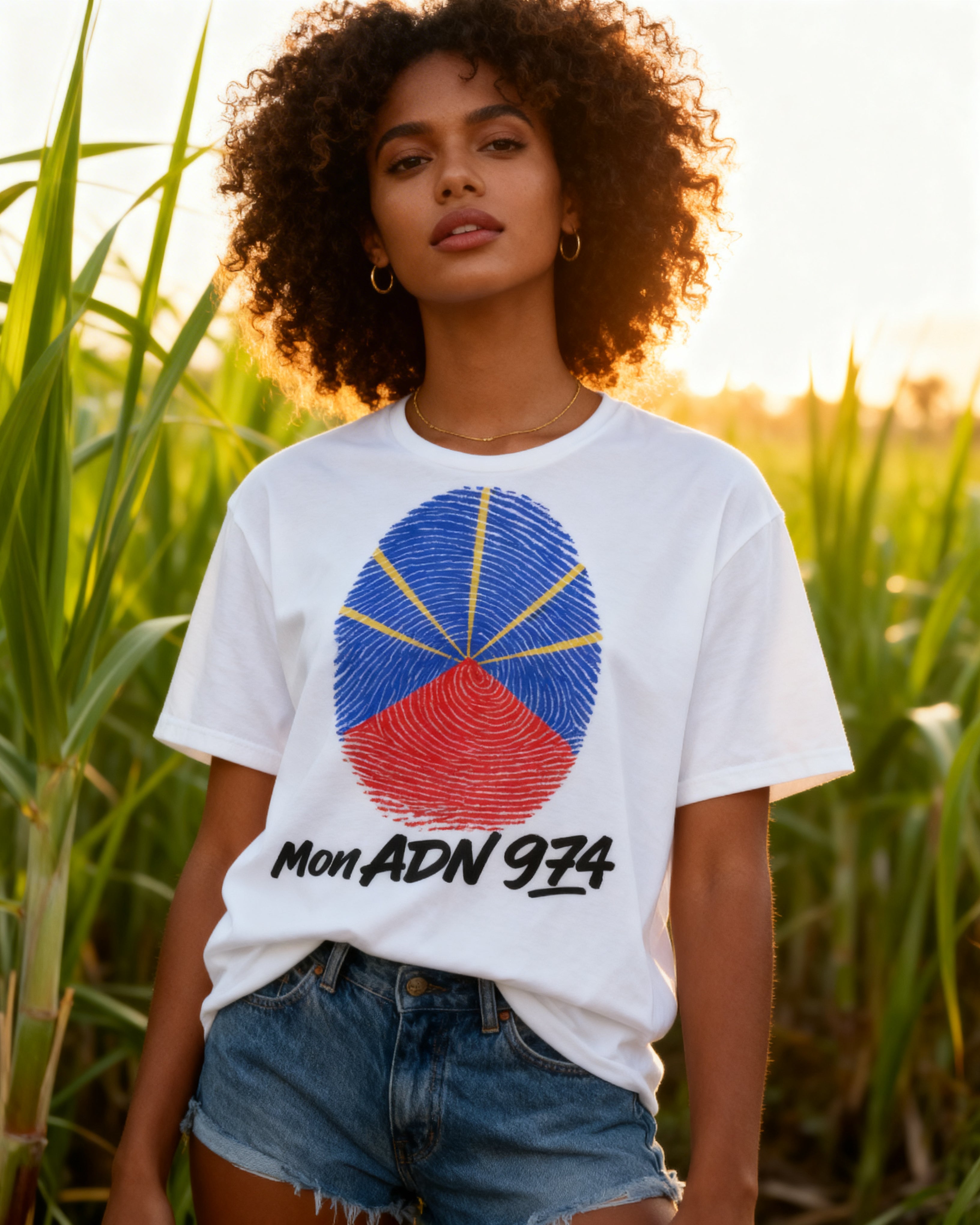 GRAN GUÈL - 100%  La Réunion - T-Shirt unisexe - "MON ADN 974"