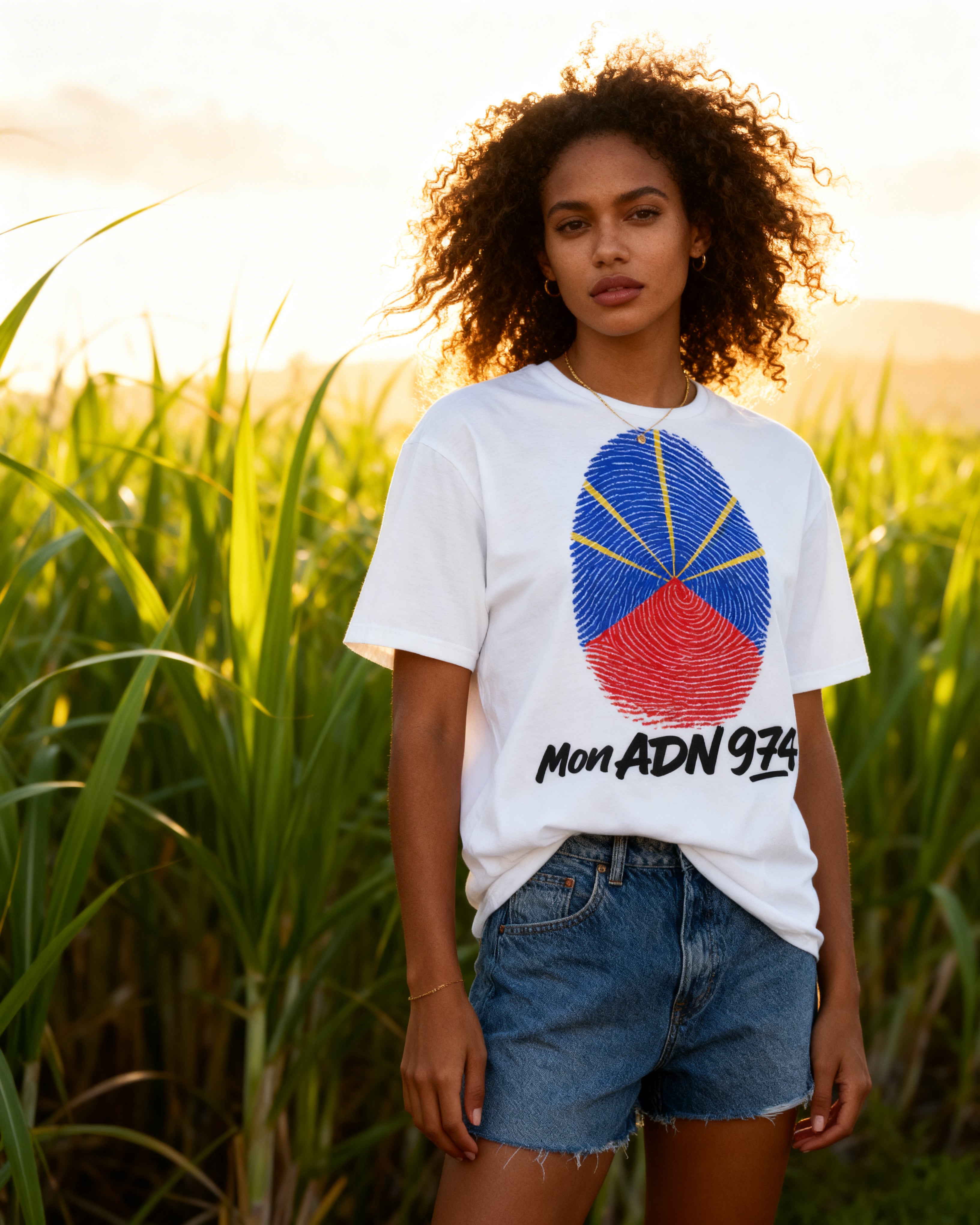 GRAN GUÈL - 100%  La Réunion - T-Shirt unisexe - "MON ADN 974"