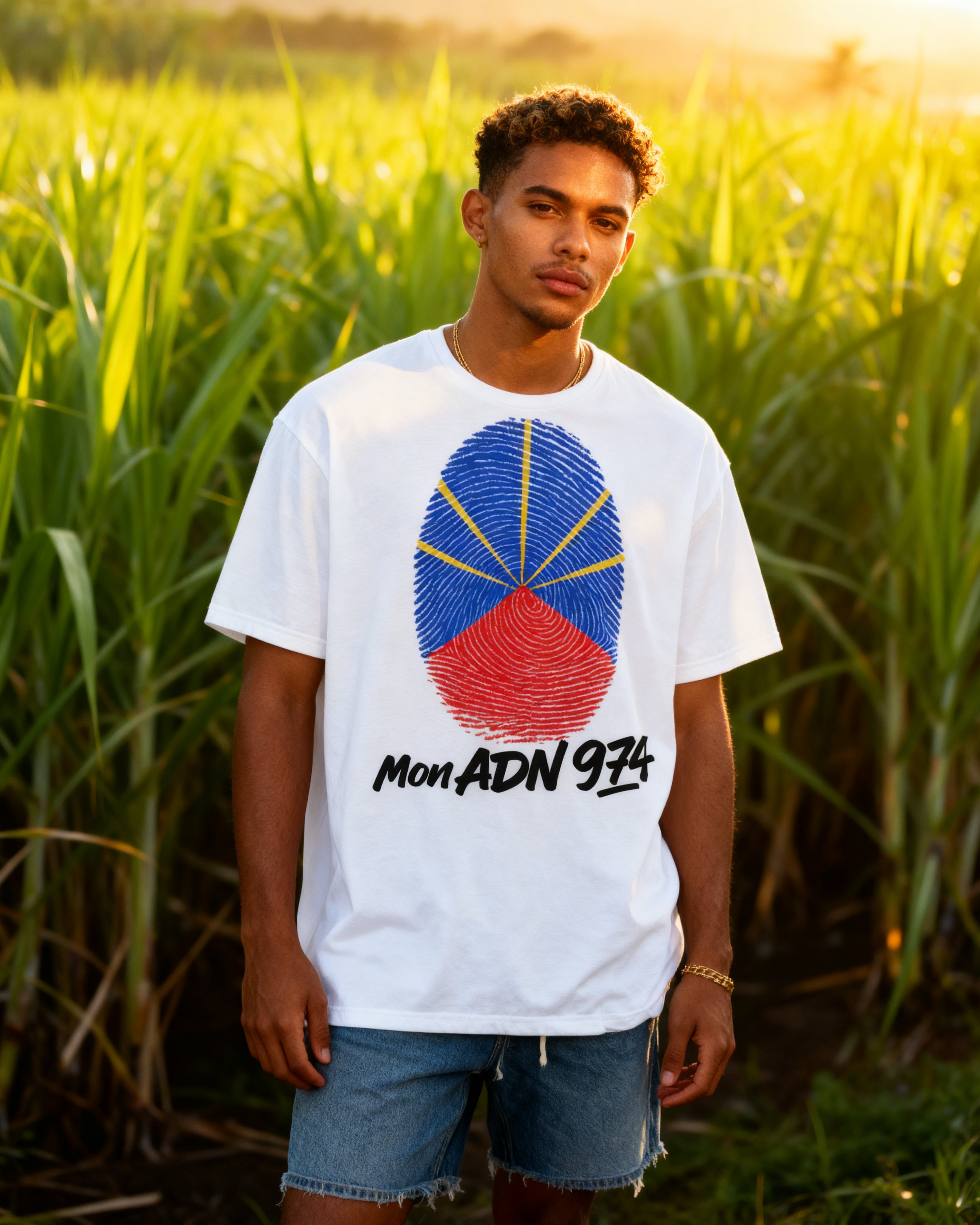 GRAN GUÈL - 100%  La Réunion - T-Shirt unisexe - "MON ADN 974"