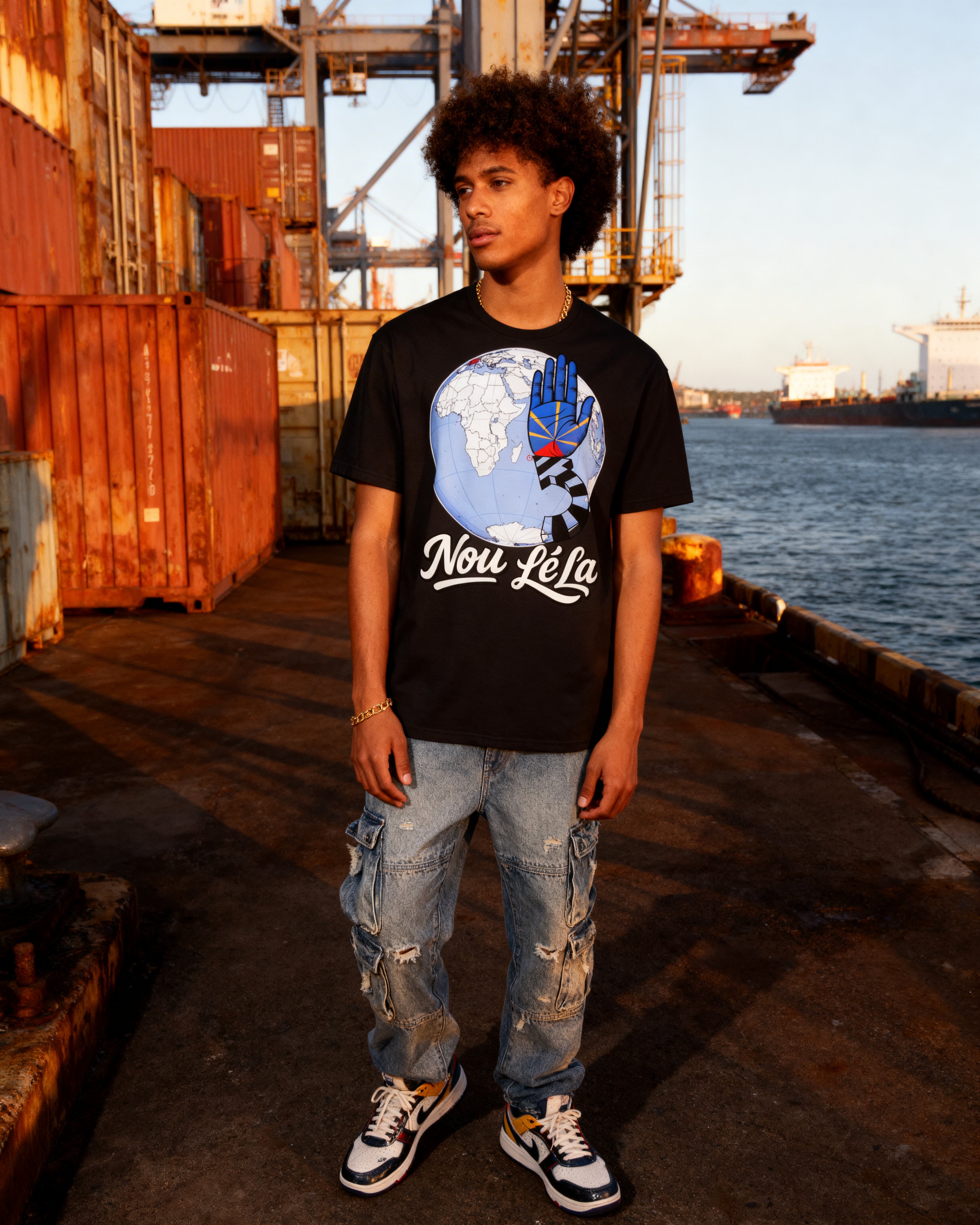 GRAN GUÈL - 100%  La Réunion - T-Shirt unisexe - "NOU LÉ LA"