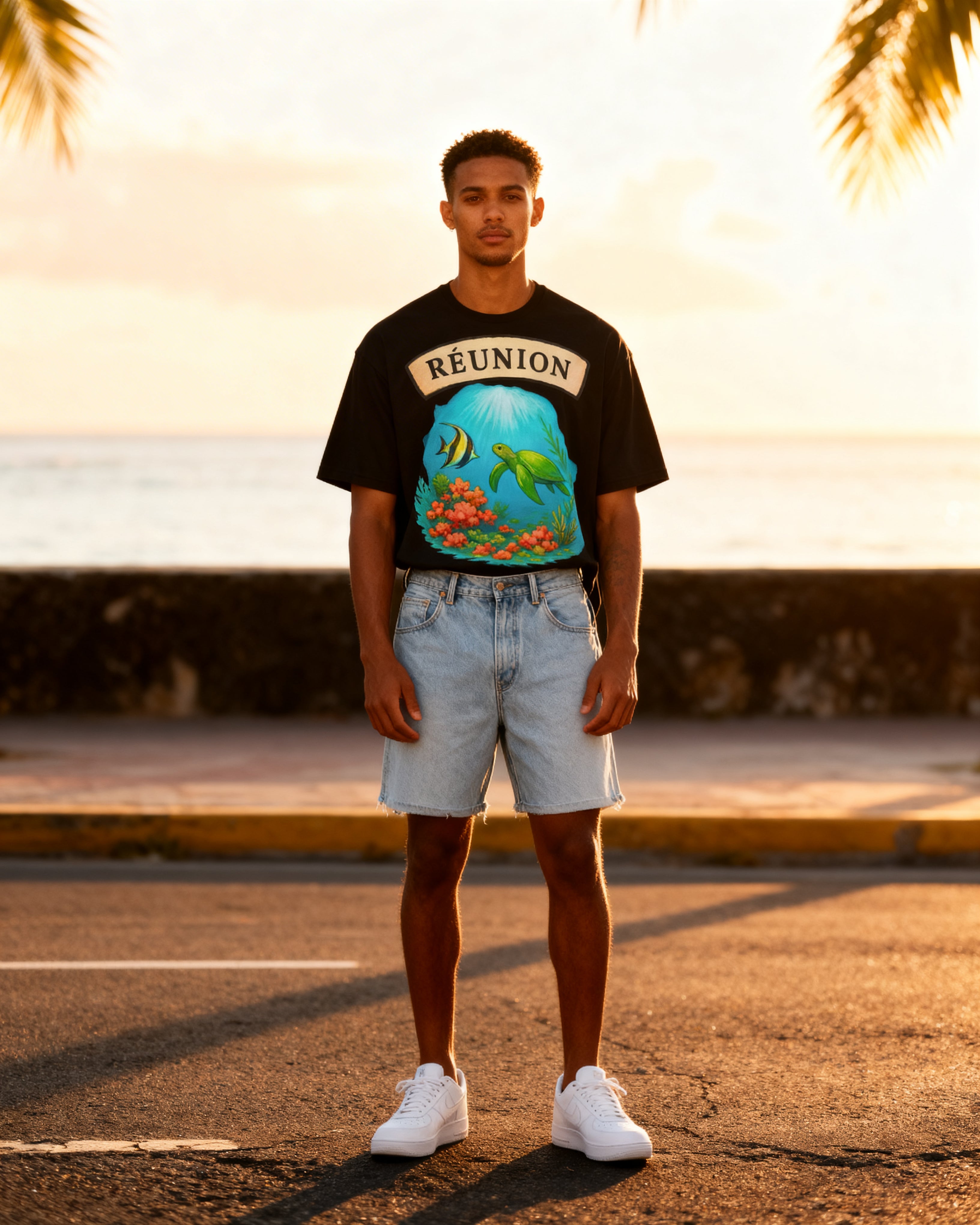 GRAN GUÈL - 100%  La Réunion - T-Shirt unisexe - "RÉUNION"