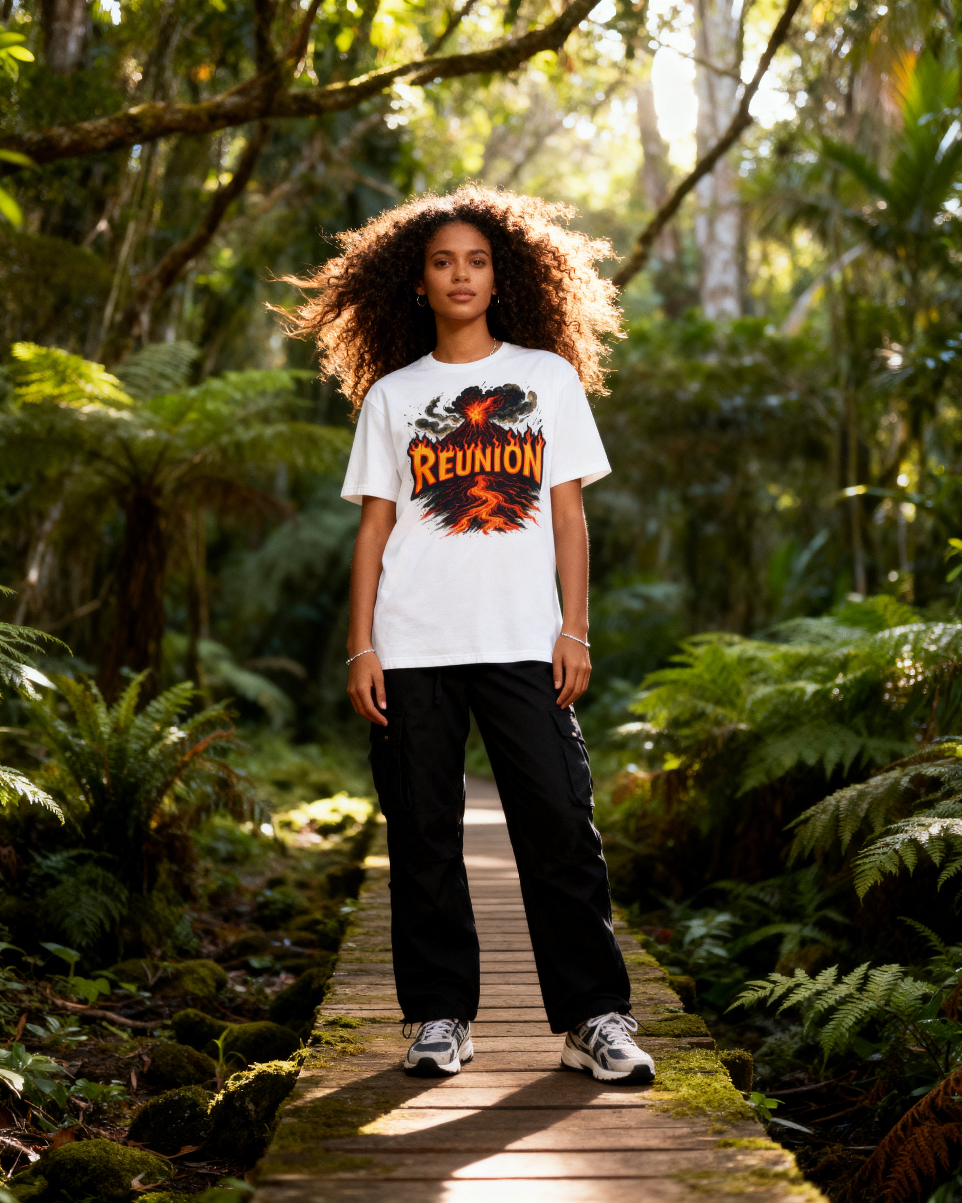 GRAN GUÈL - 100%  La Réunion - T-Shirt unisexe - "RÉUNION (volcan)"